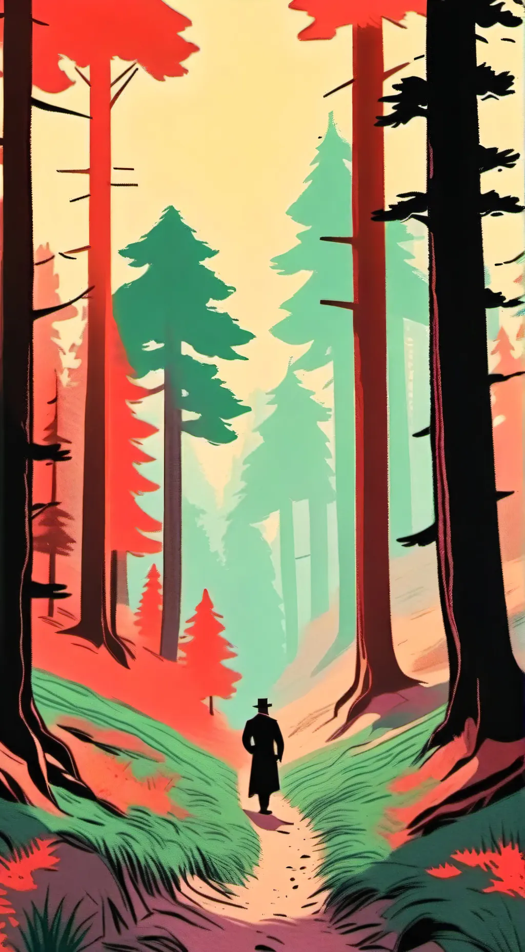 ai character: Announcement background