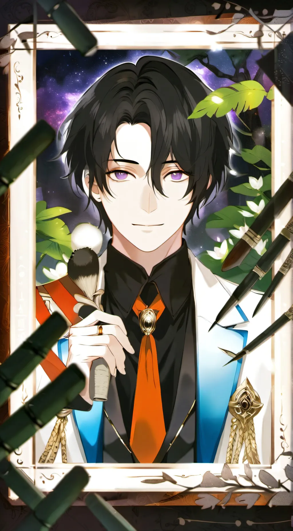 ai character: void background