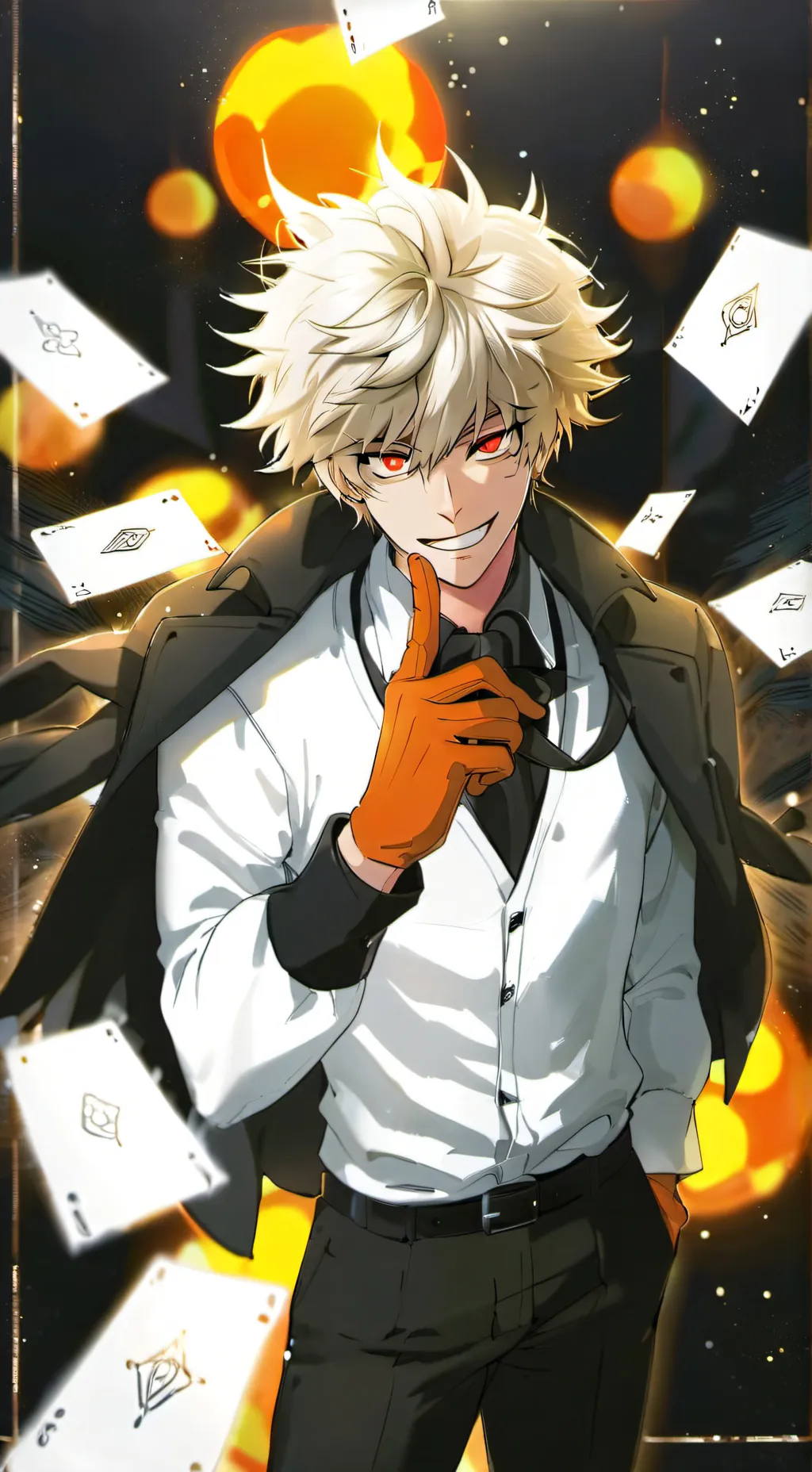 ai character: Bakugo background