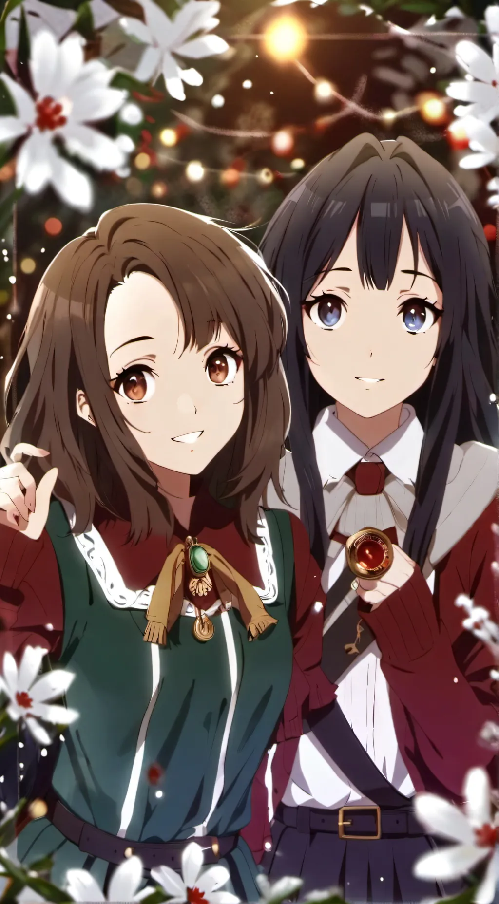 ai character: Combine￼ twins  background