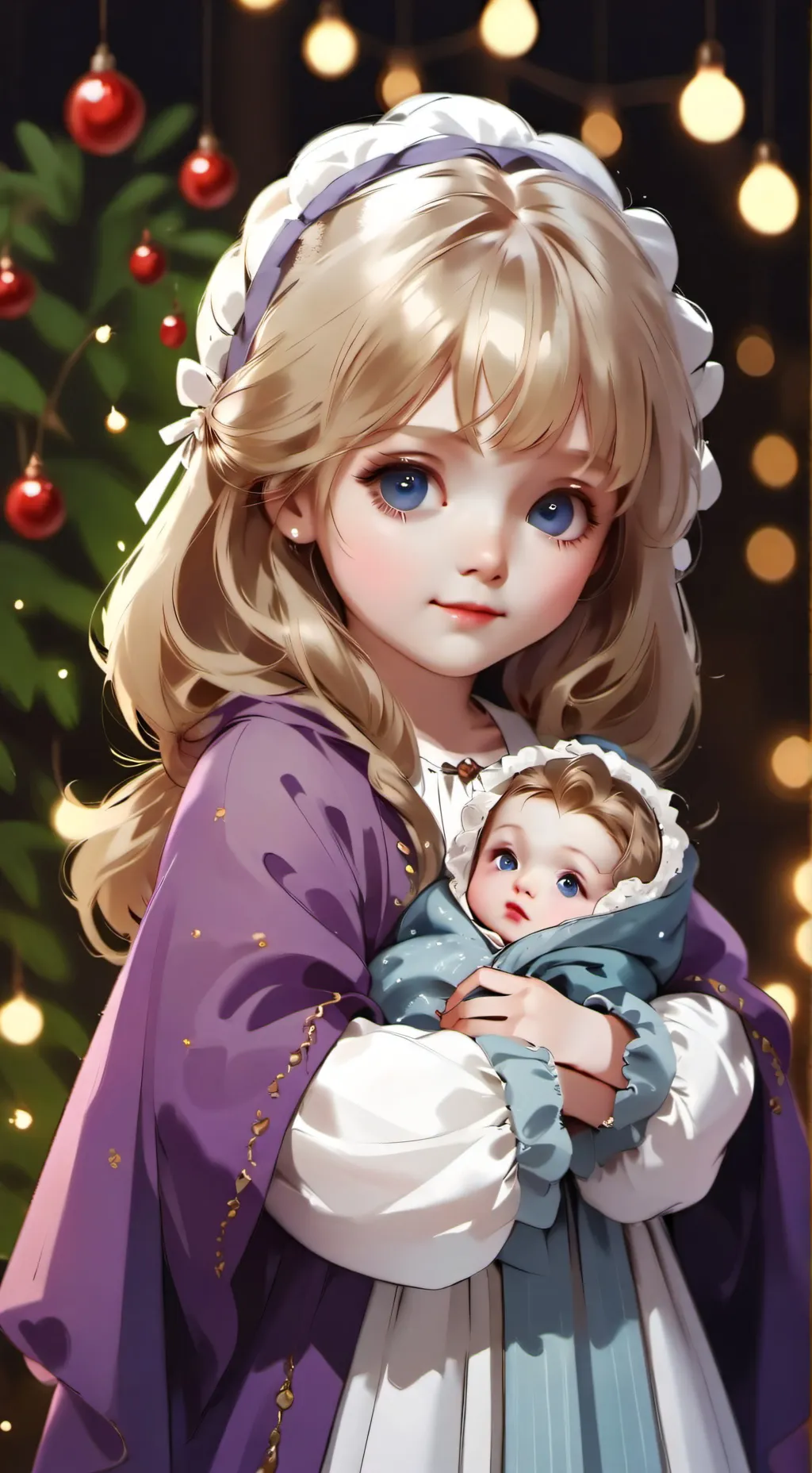 ai character: 3 year old daughte background