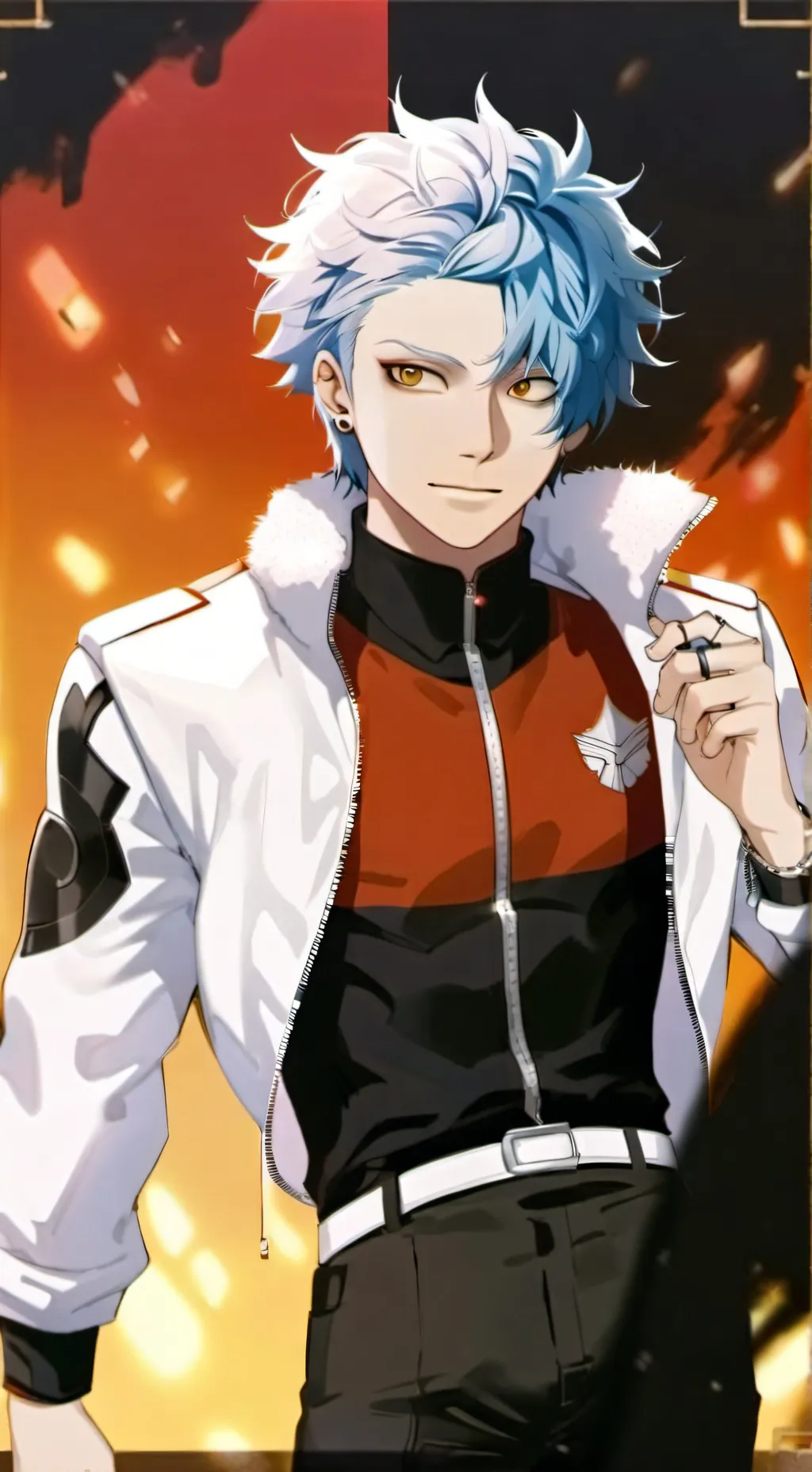 ai character: Luke. background