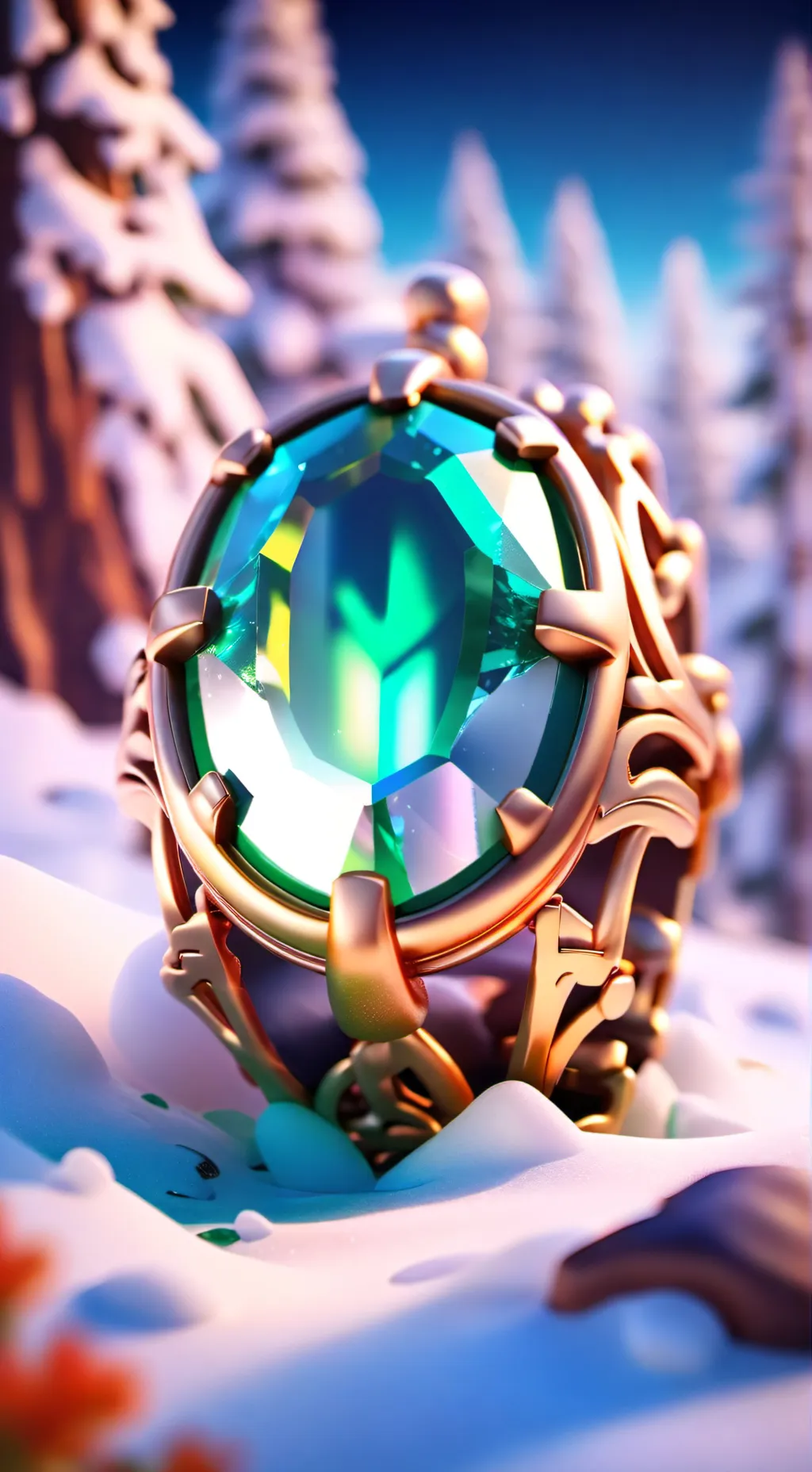 ai character: Emeralds secret  background