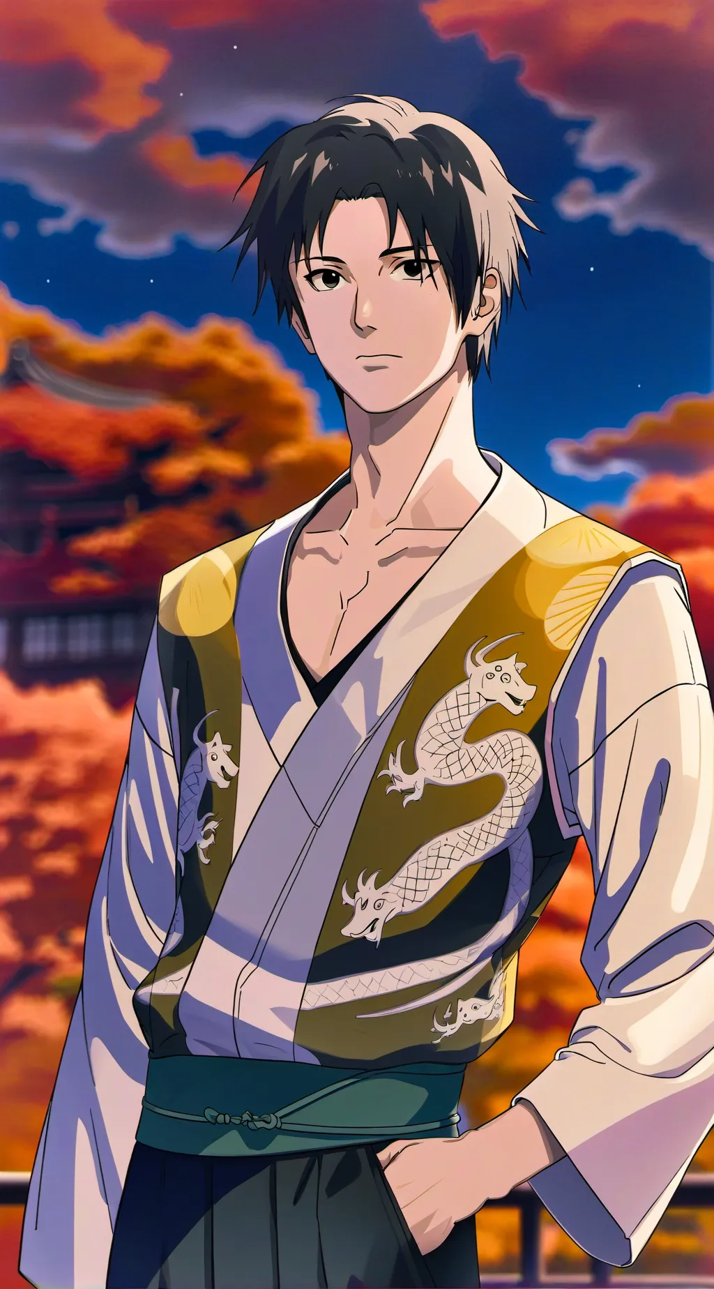 ai character: Sasuke SS background