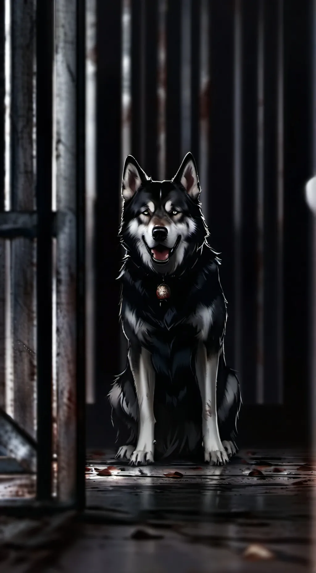 ai character: dog x squid game background