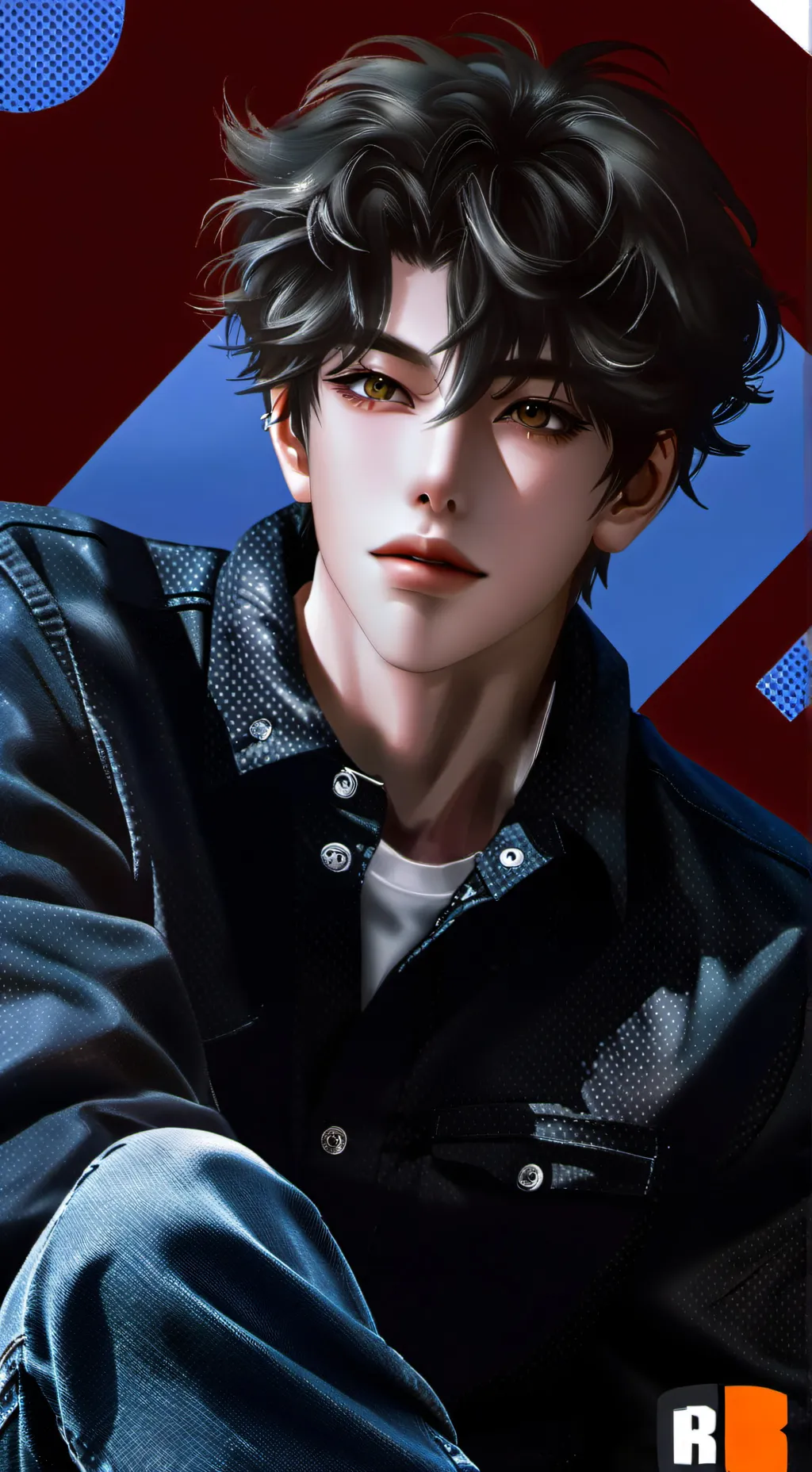 ai character: Adrian  background