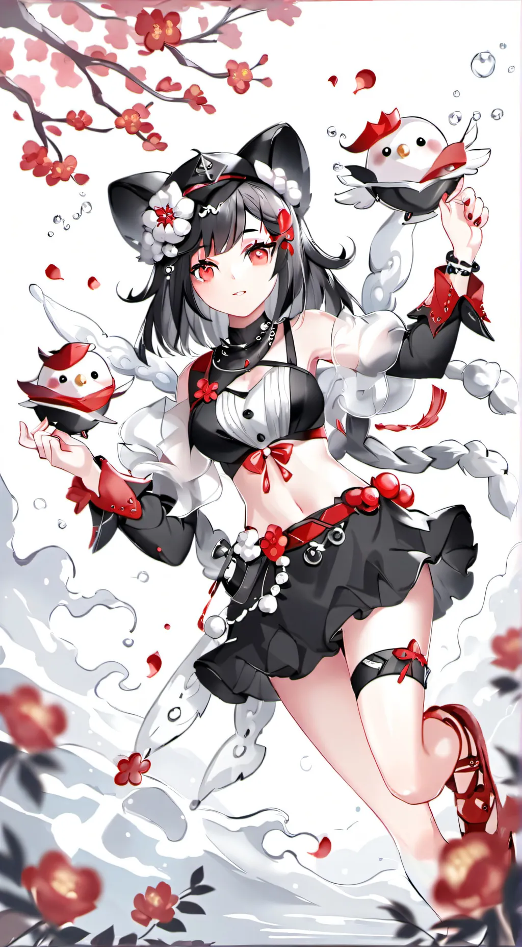 ai character: лилия background