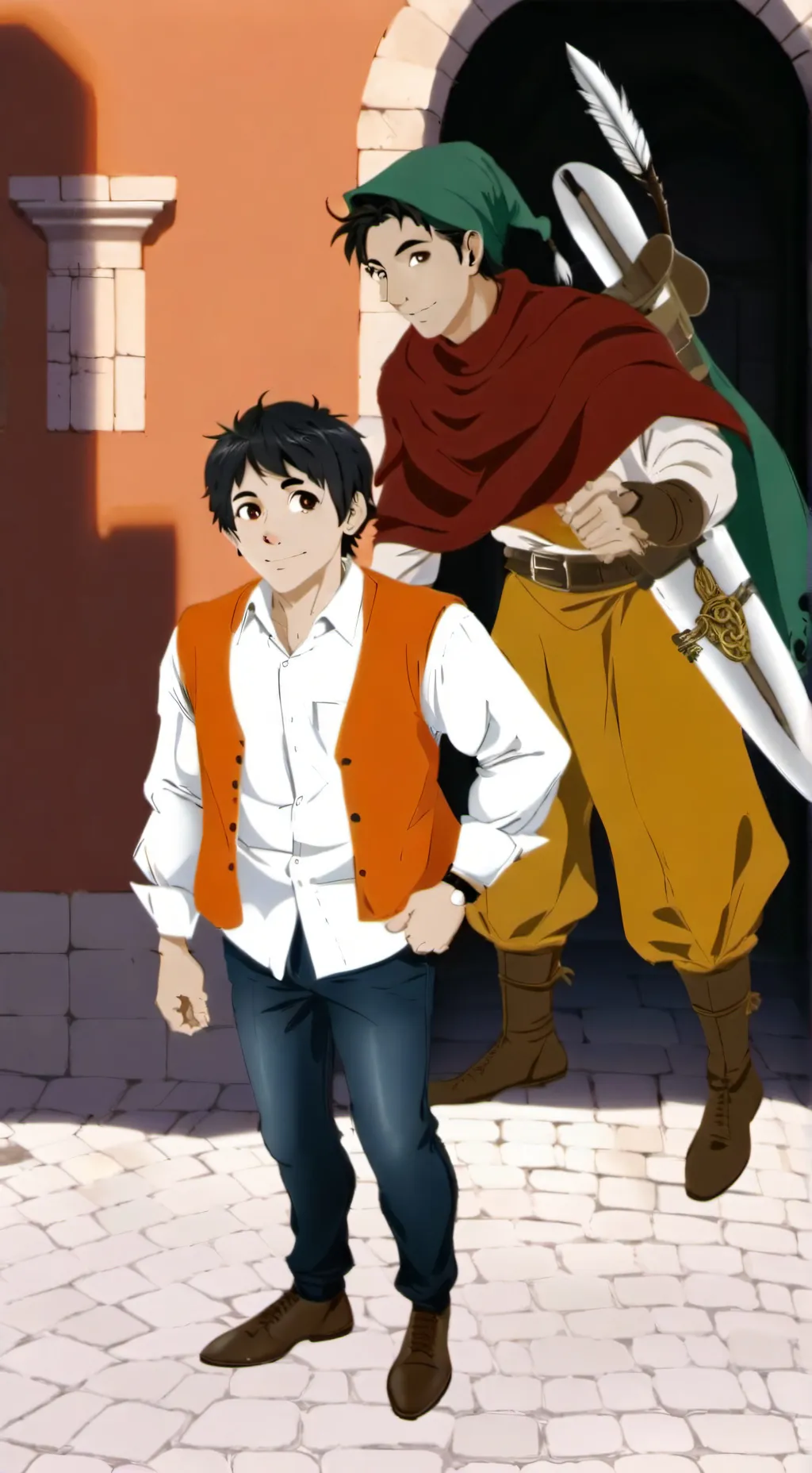 ai character: duende y hechicero background