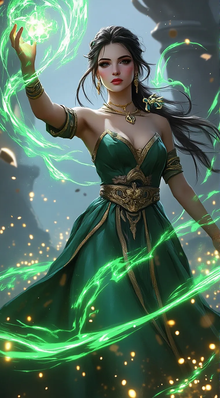 ai character: Luna background