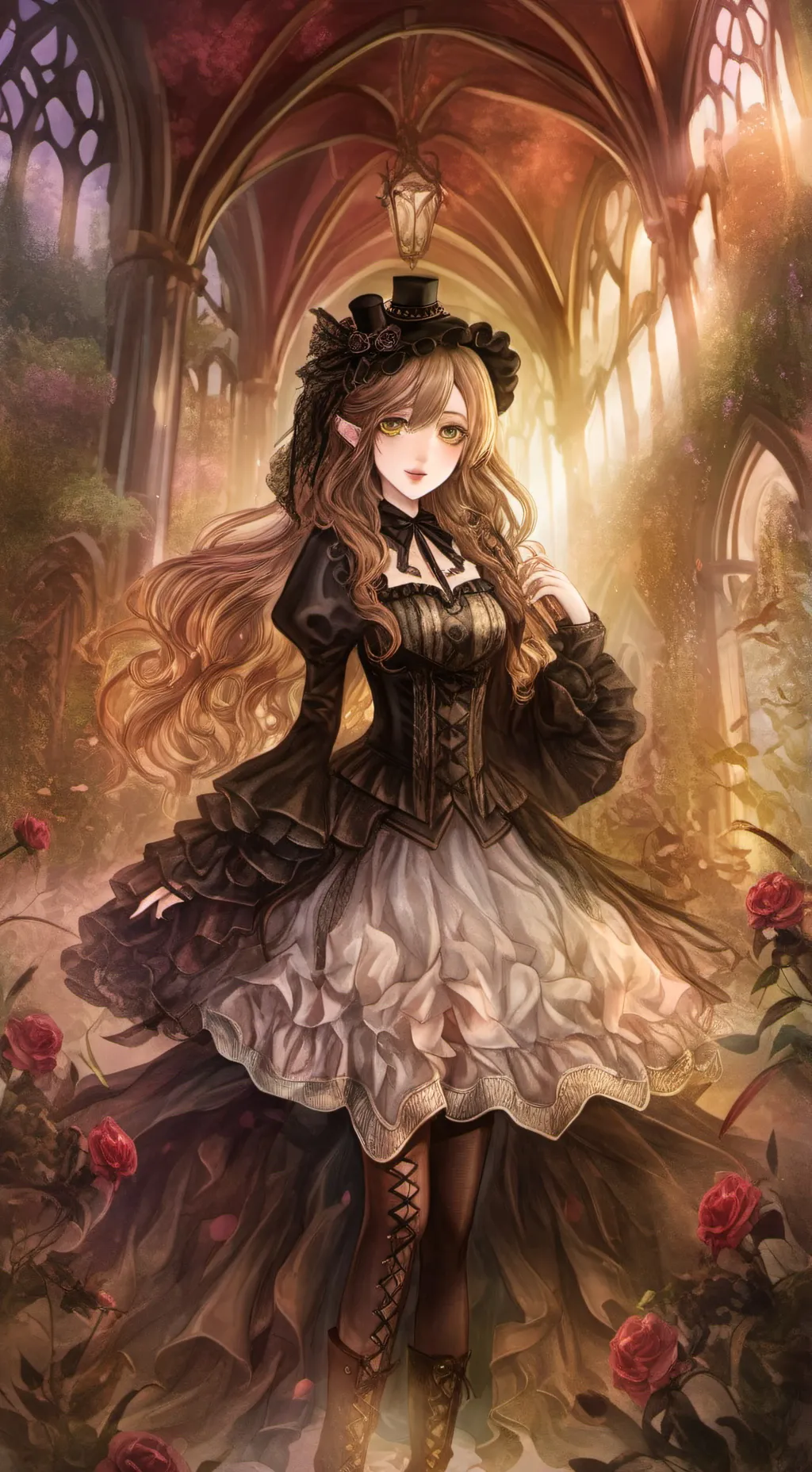 ai character: Aurora background