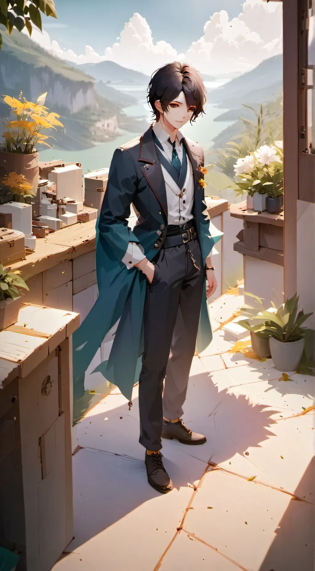 ai character: Luca background