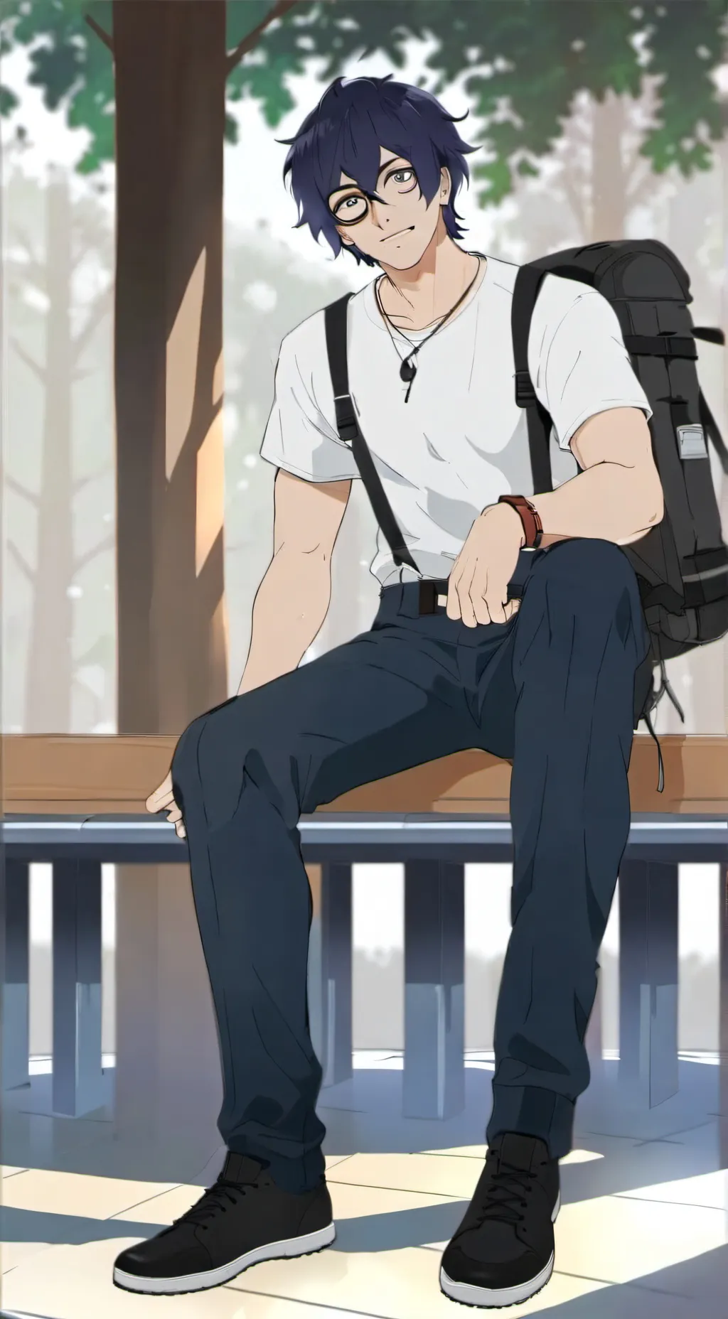 ai character: Себастиан background