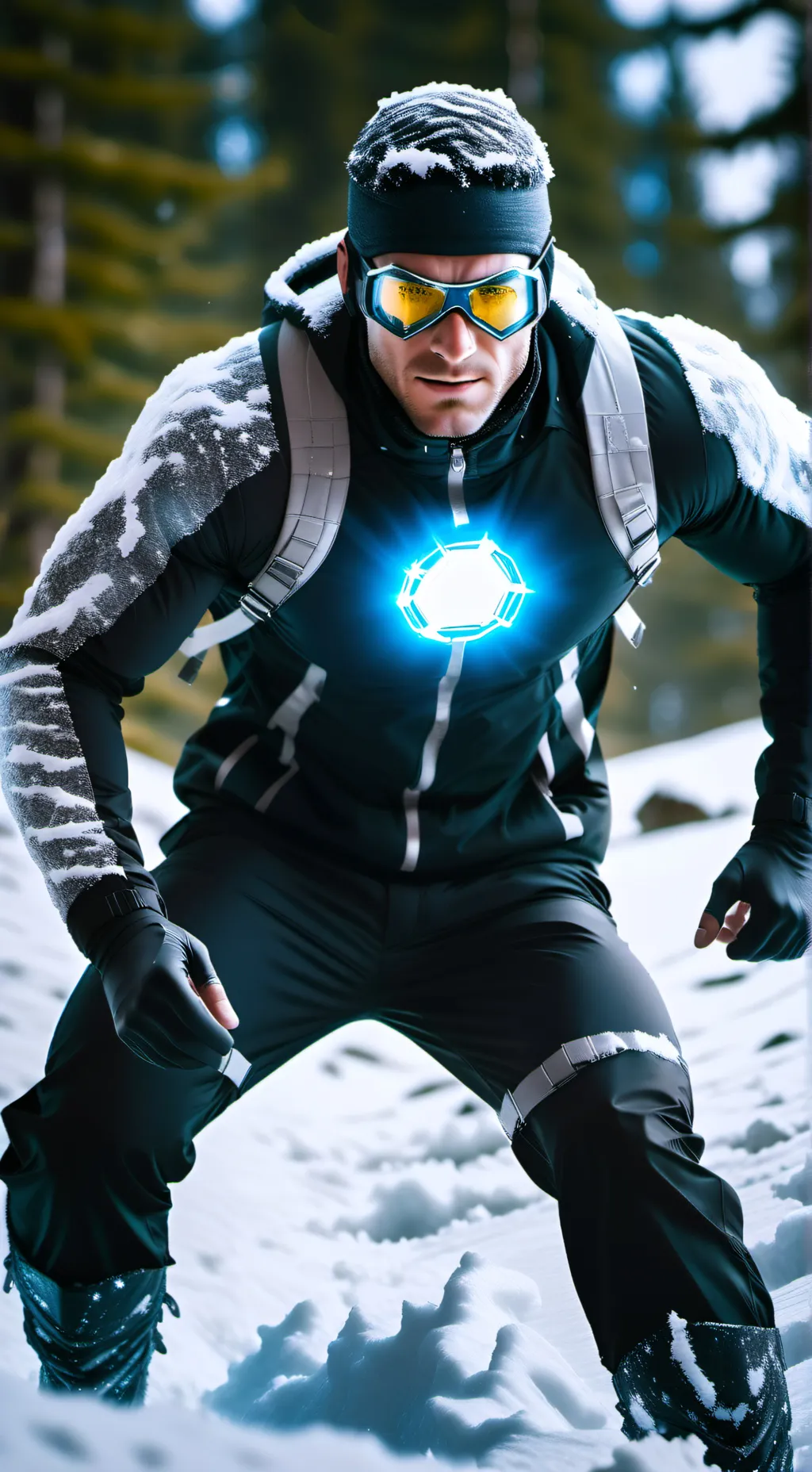 ai character: Donnie Gill❄️🌊 background