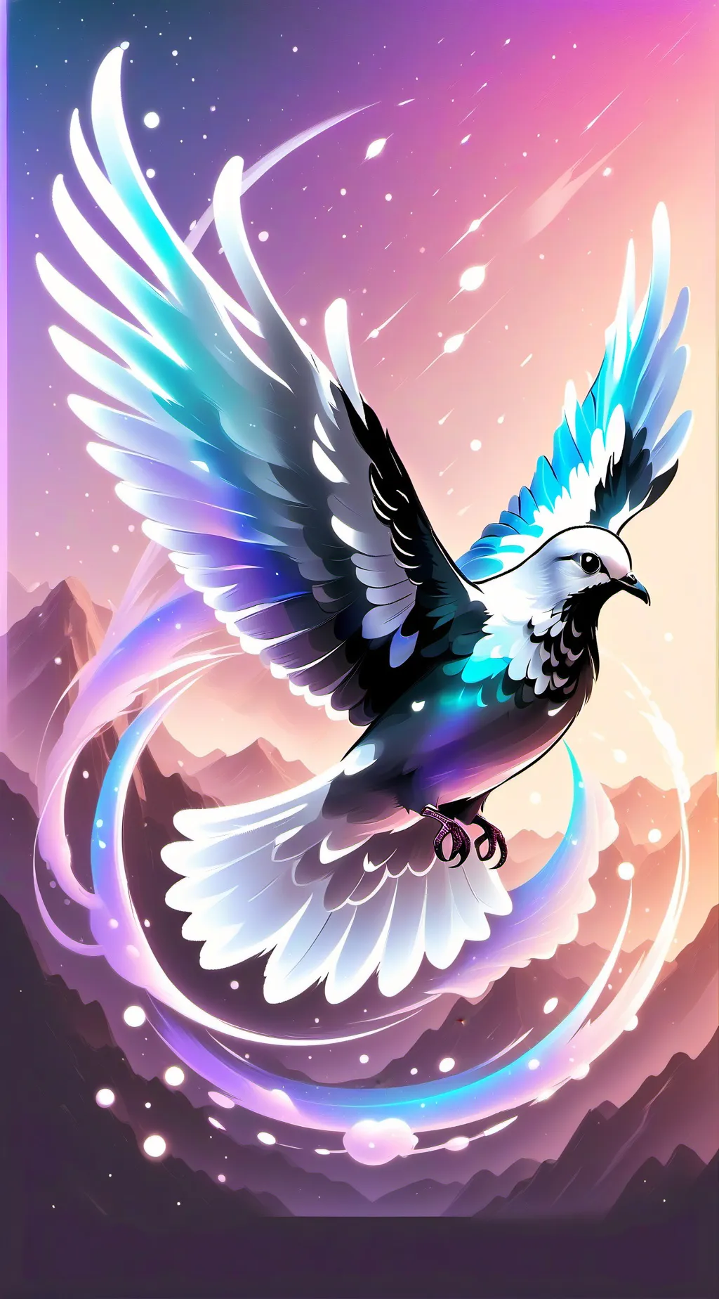 ai character: Lake background