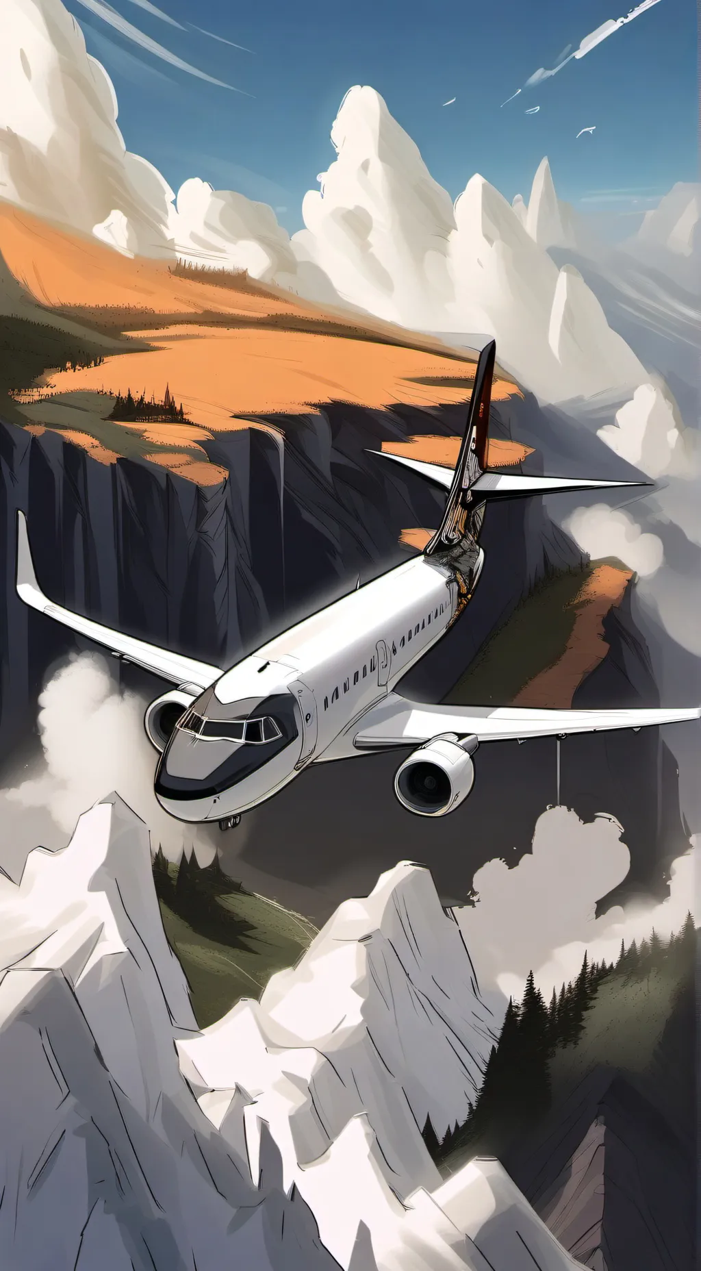 ai character: airport 🛫  background