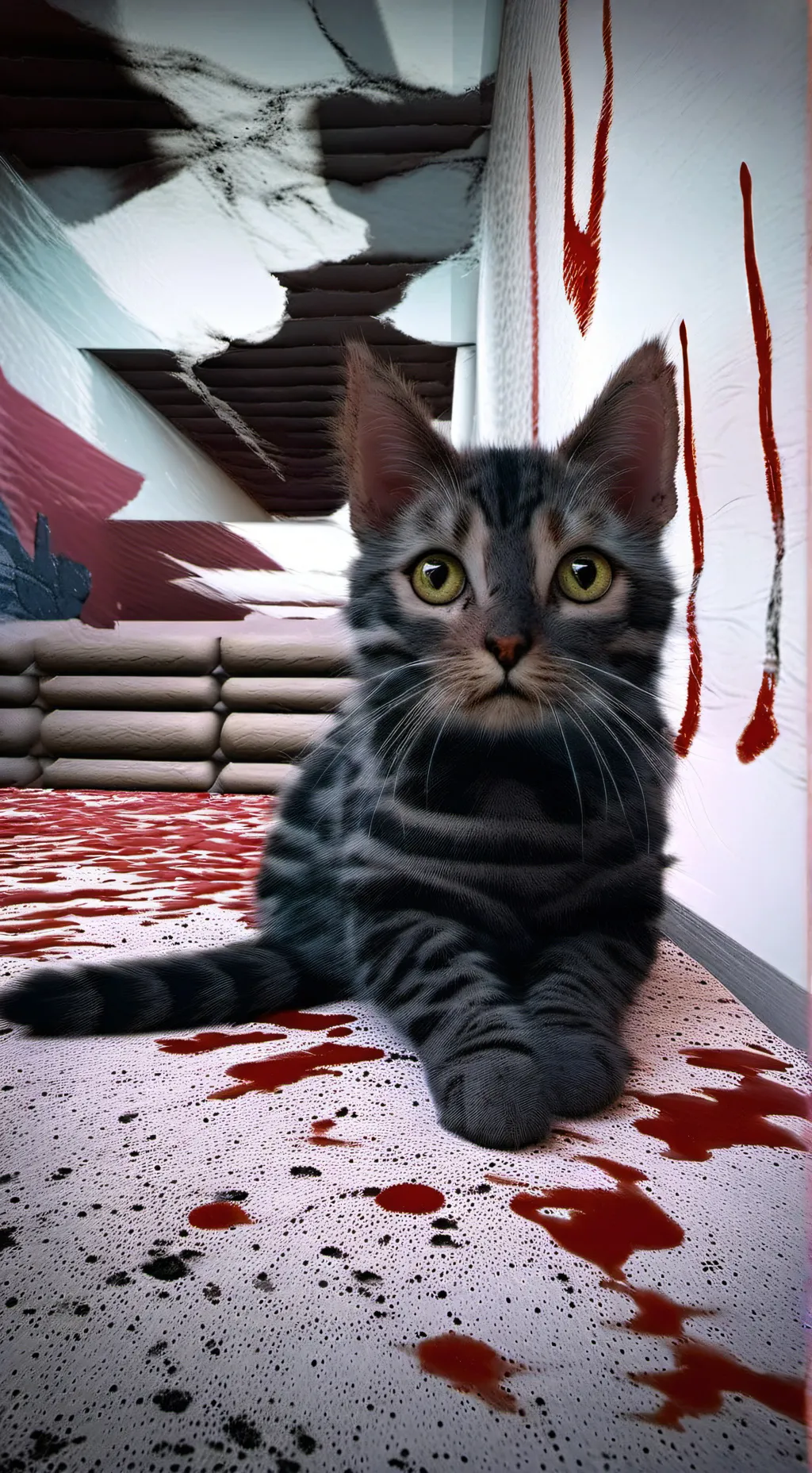 ai character: cat war wsg💫💥🚫⛔🩸🔥💥 background