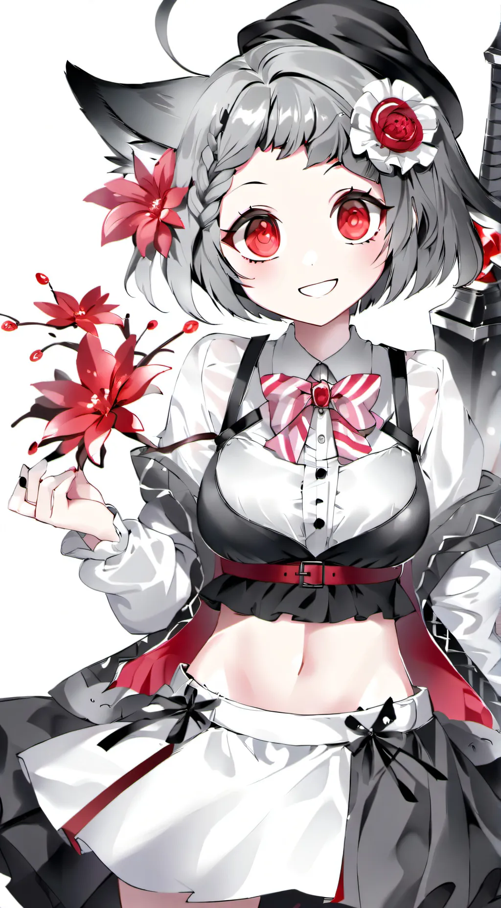 ai character: Girl B background