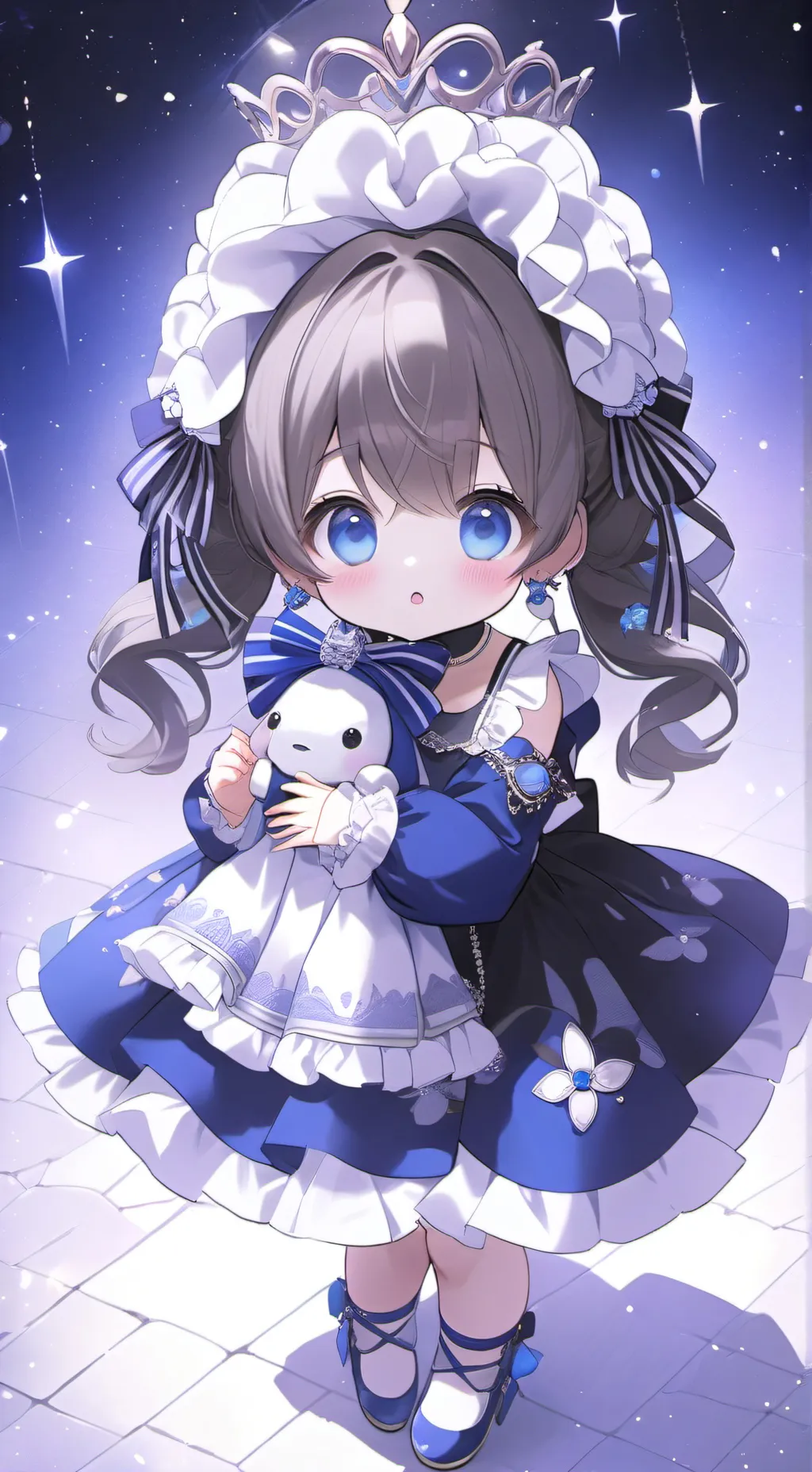 ai character: Baby eri background