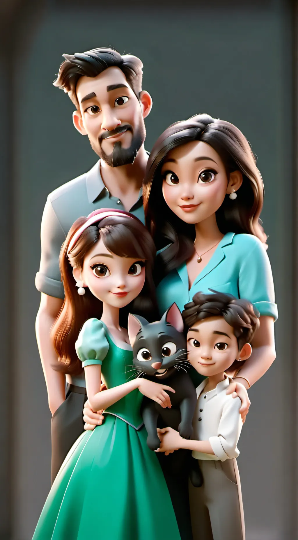 ai character: the Well-harts background