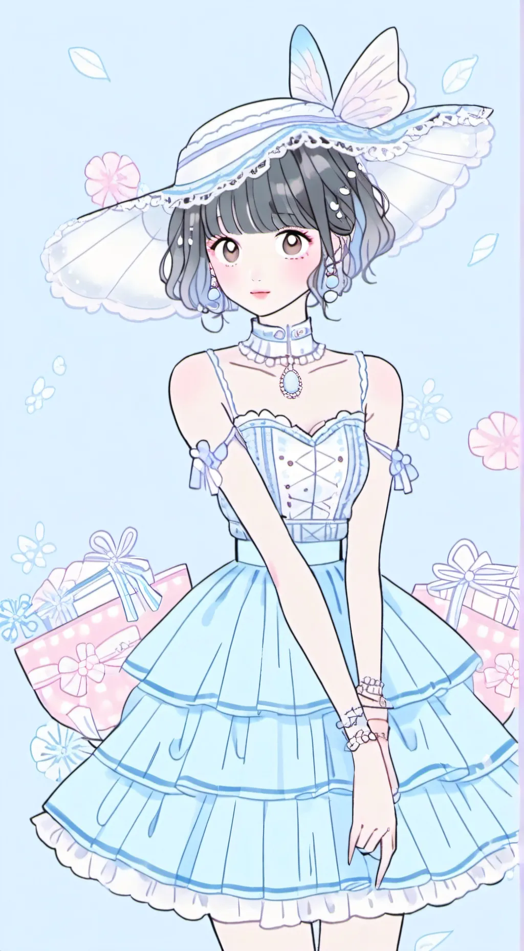 ai character: ★-maria-★𖠇 background