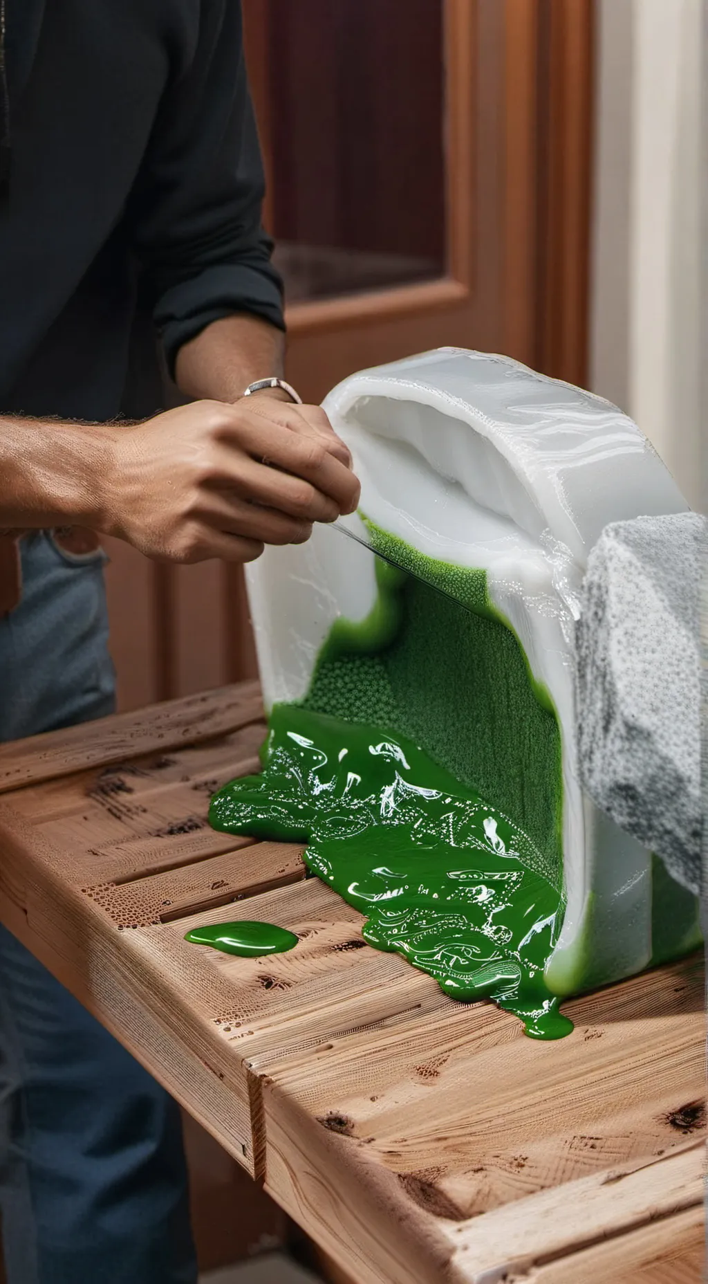 ai character: Slime attack background