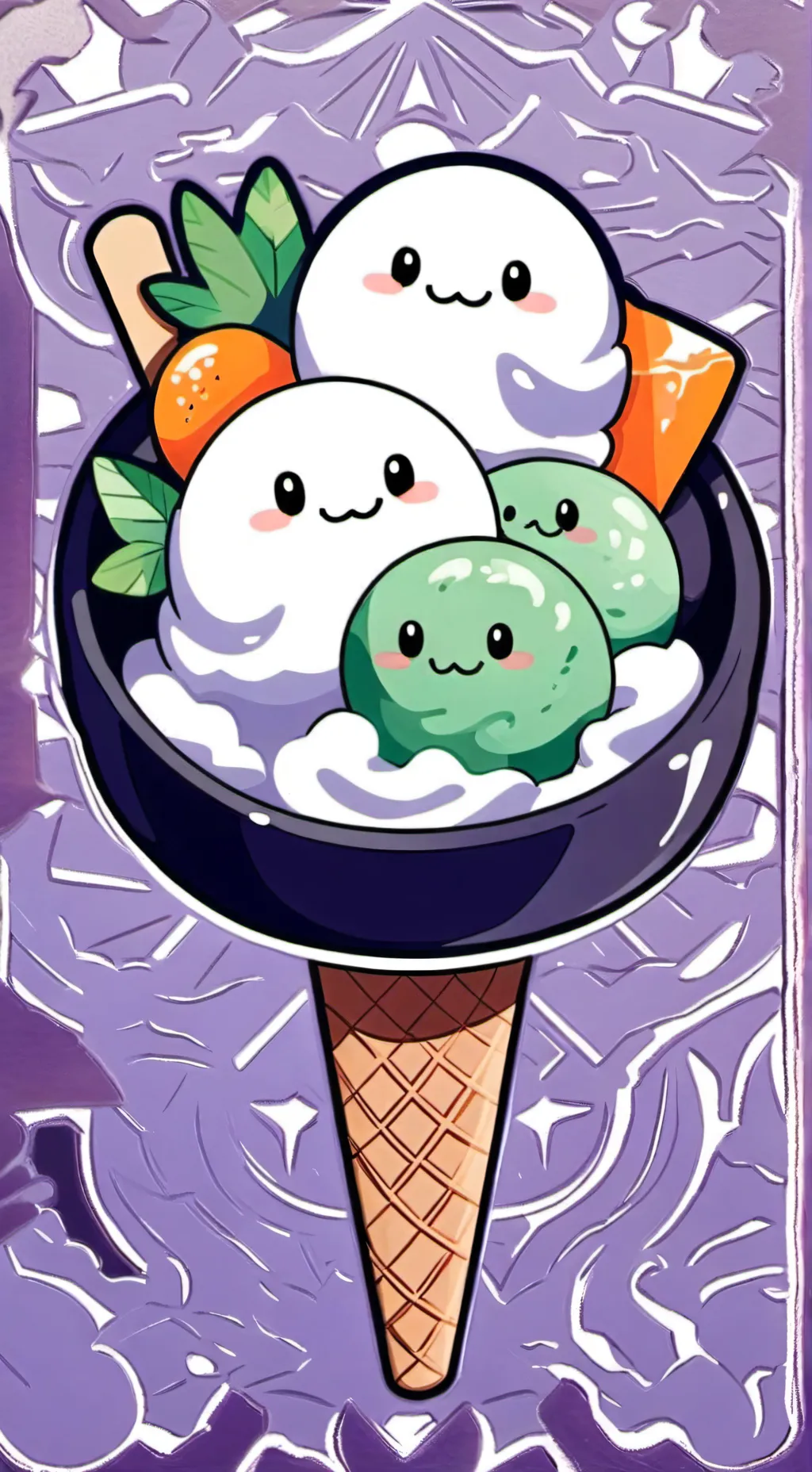 ai character: Dandys world ocs?! background