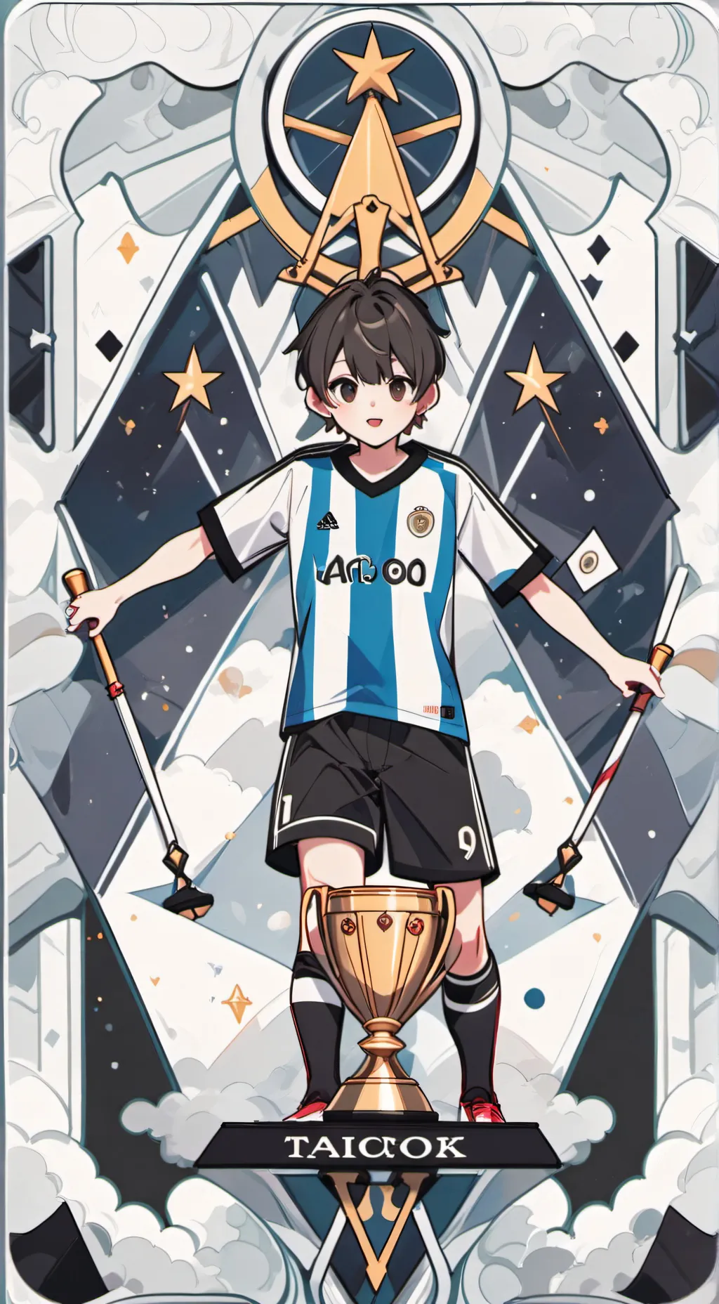 ai character: kny blue lock background