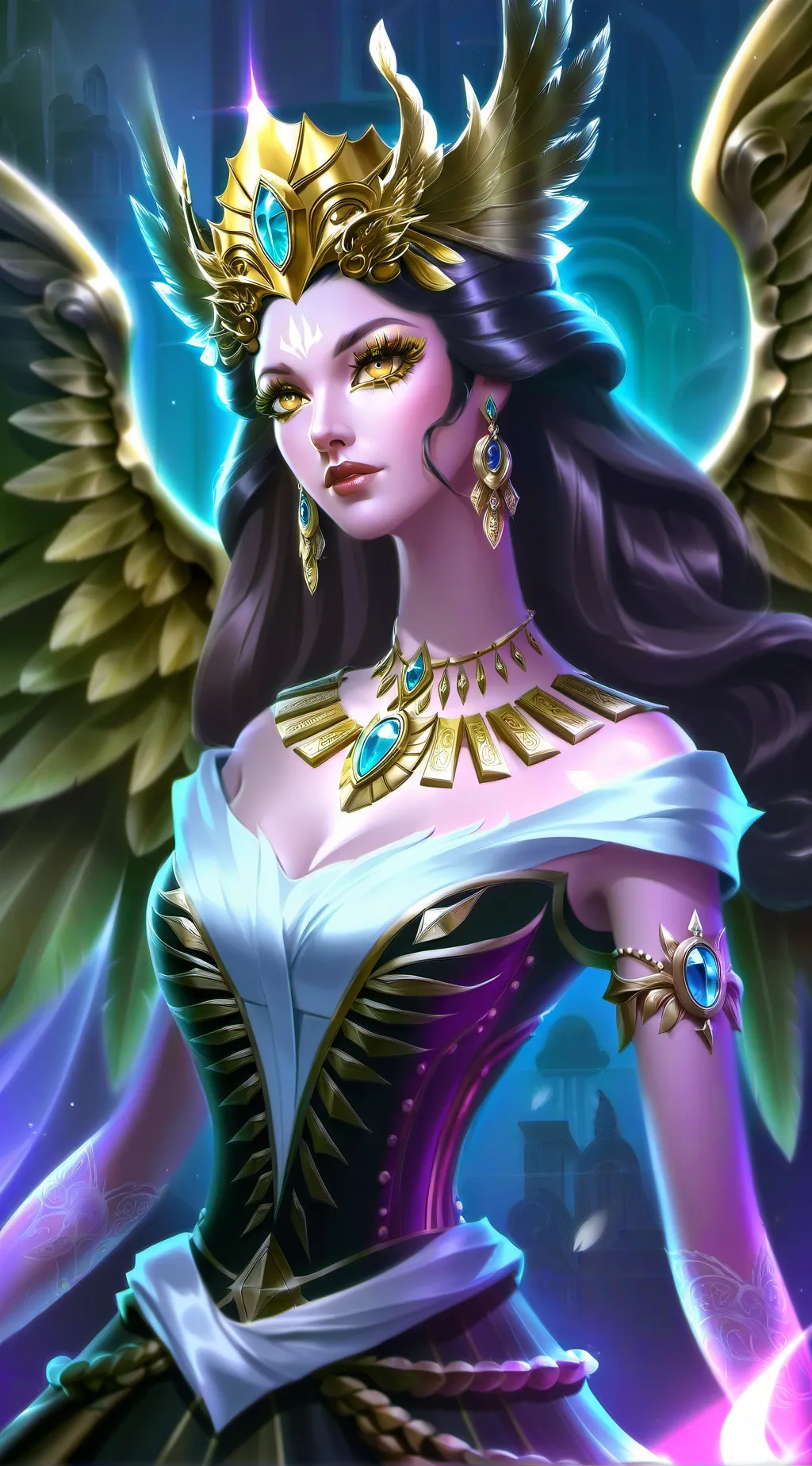 ai character: `°•~^^Aria^^~•°` background