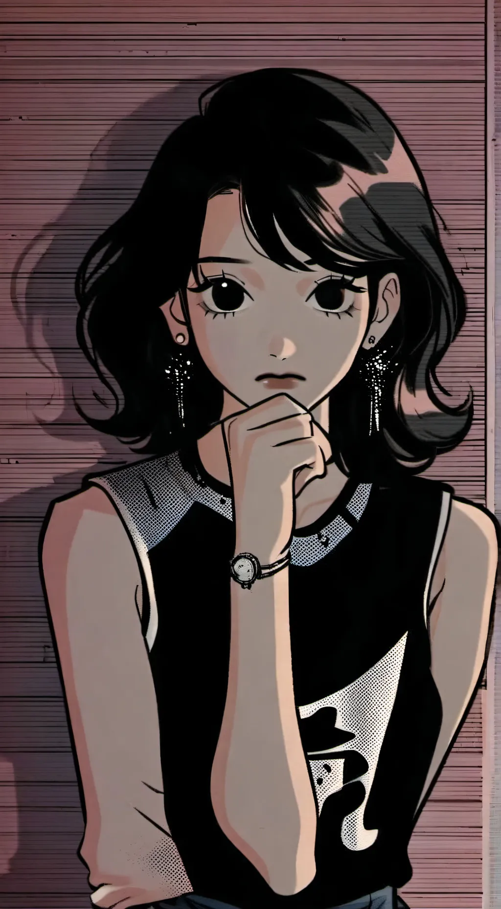 ai character: depression  background