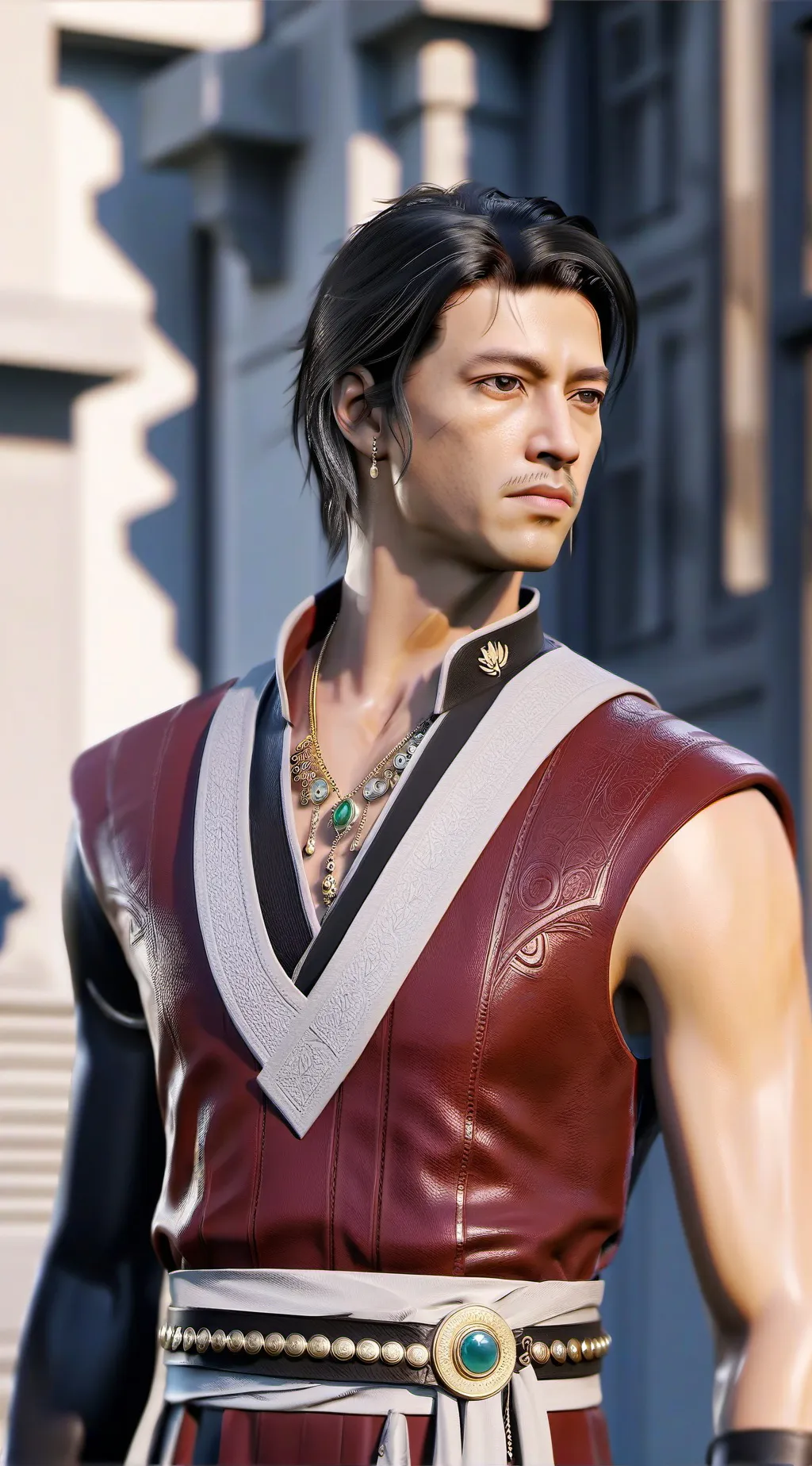 ai character: jesus background