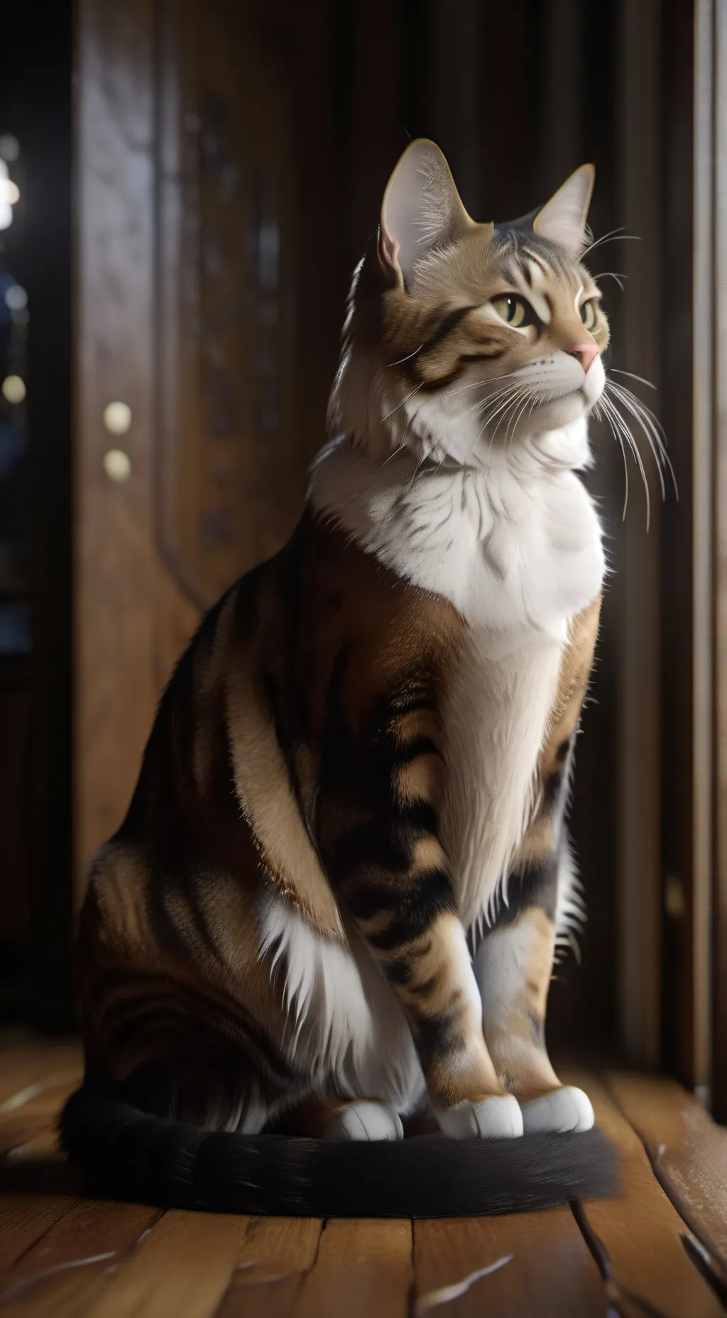 ai character: cat background