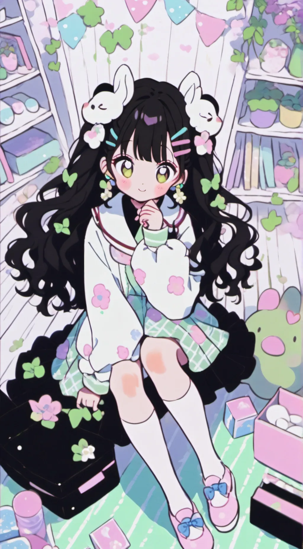 ai character: maggie background