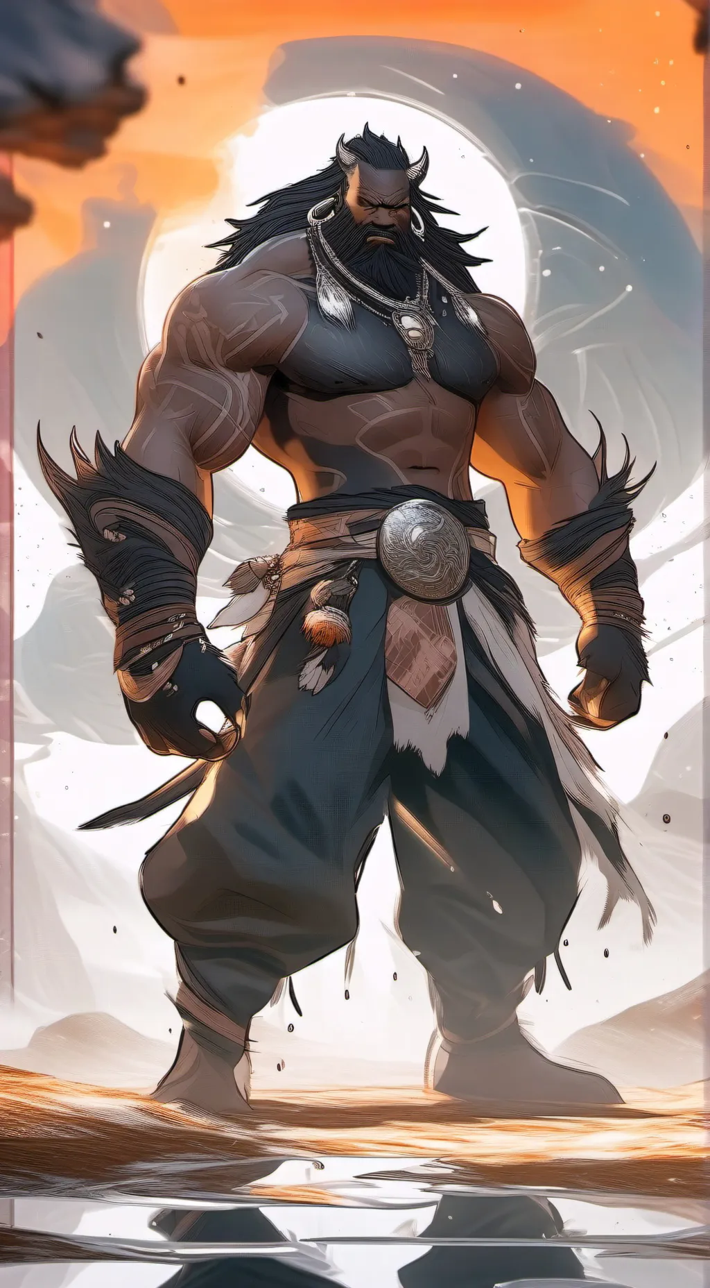 ai character: inchor part2 OC background