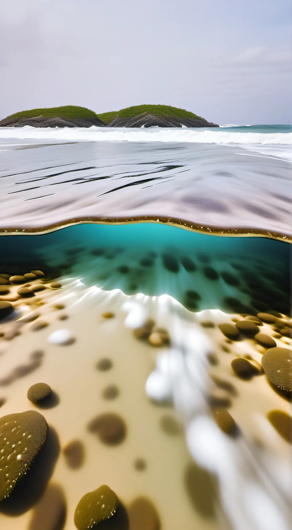 ai character: FALSE WAVE background