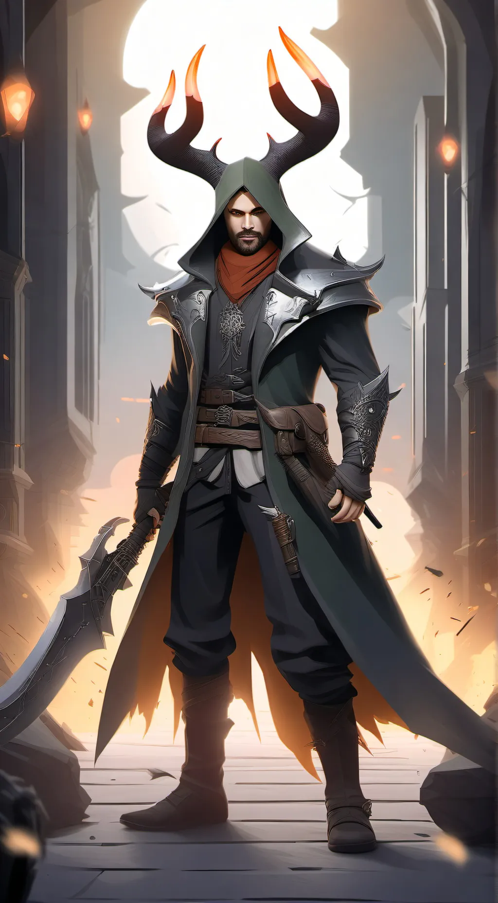 ai character: Alan  background