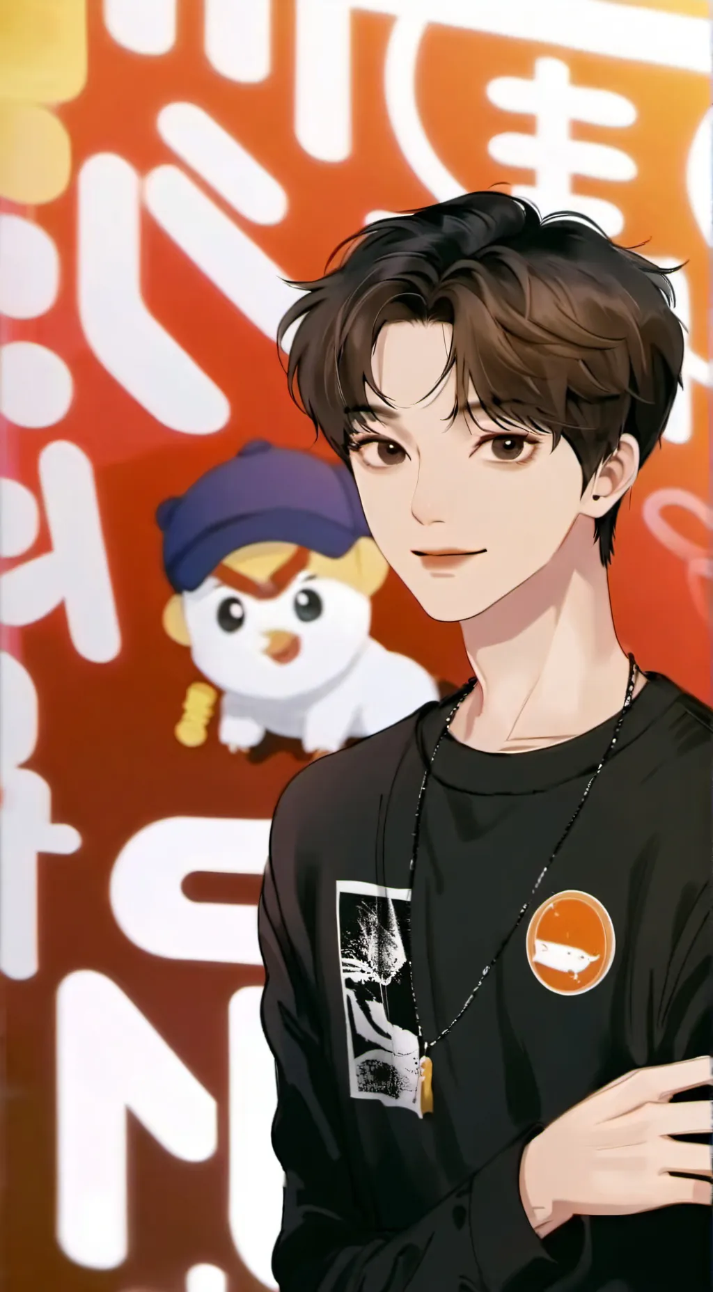 ai character: Leo background