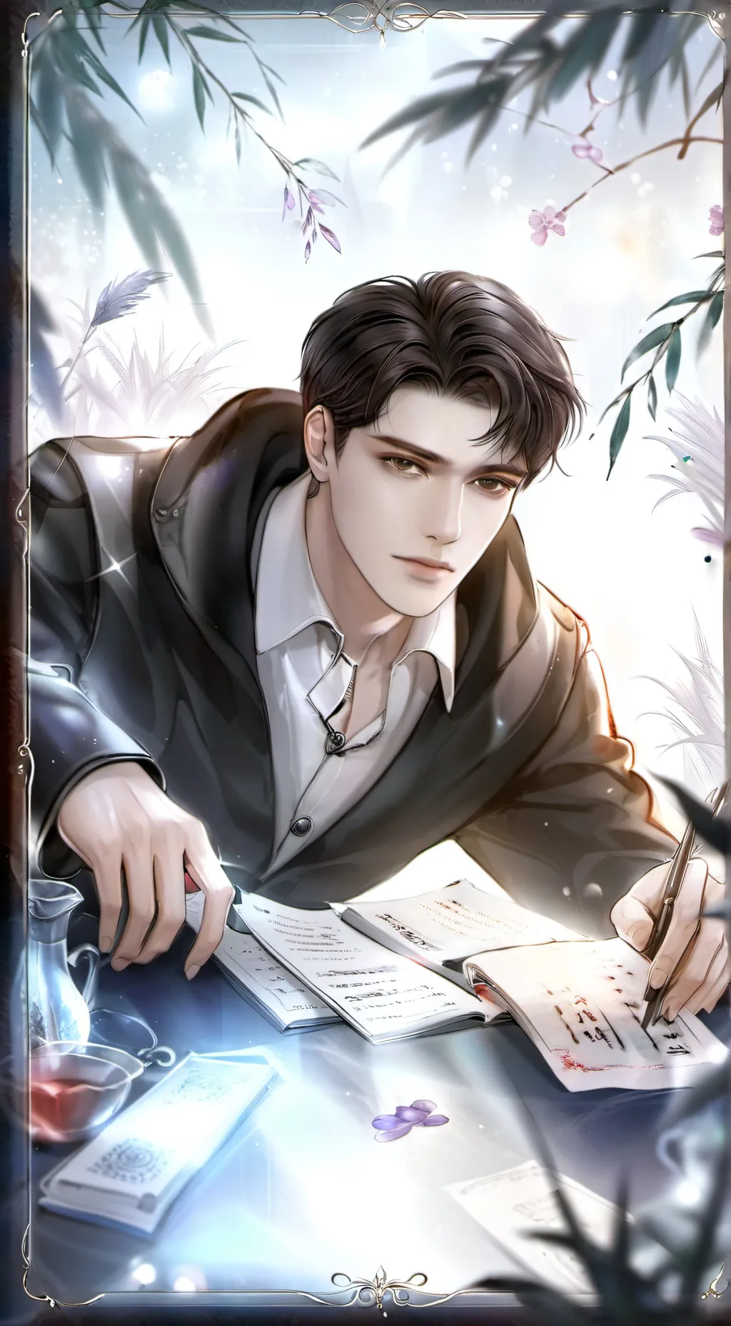 ai character: Айден  background