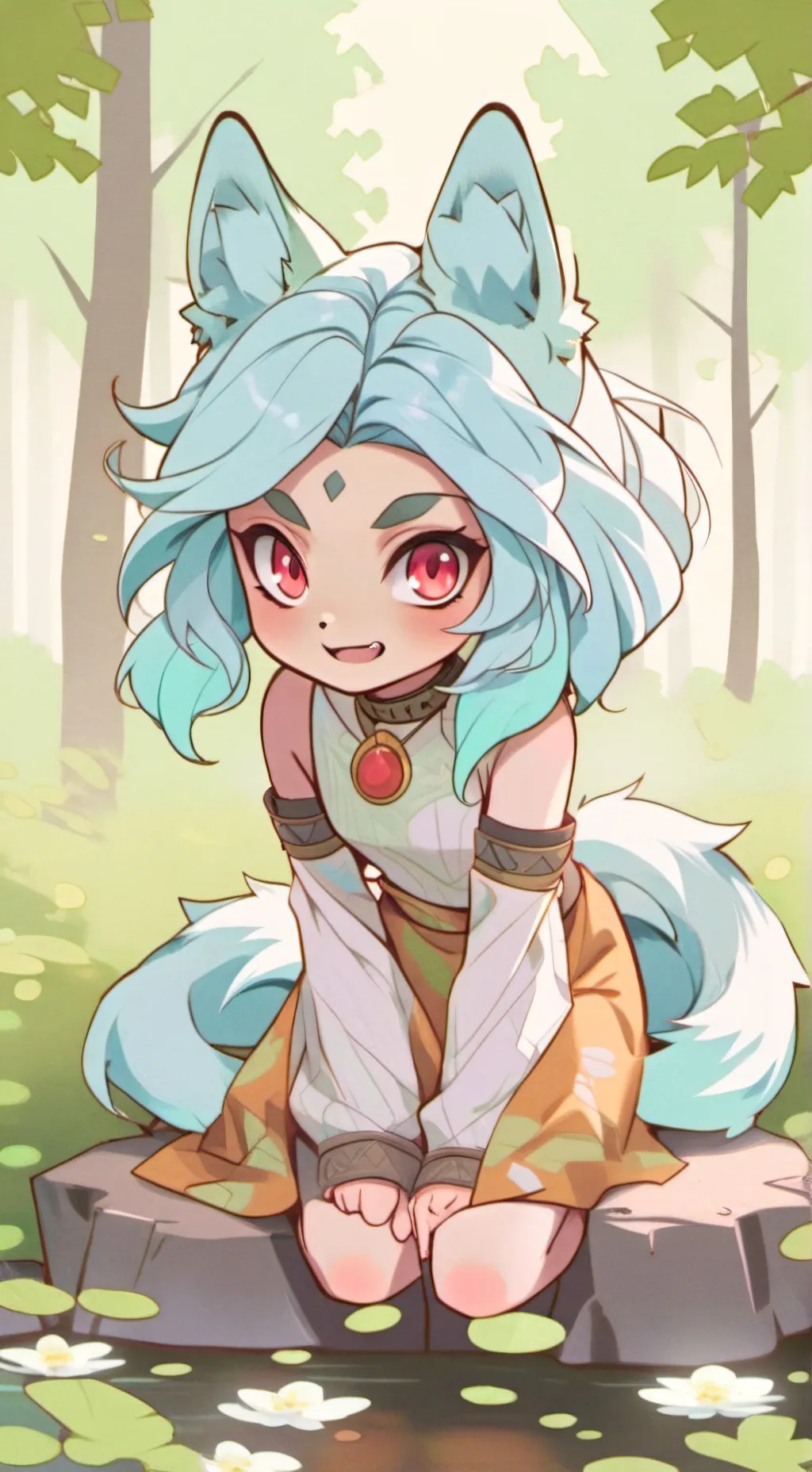 ai character: Mina  background