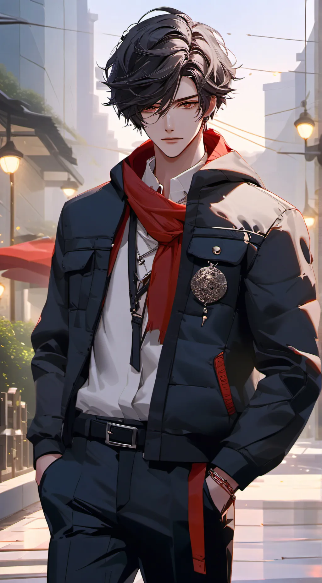 ai character: Jonathan  background