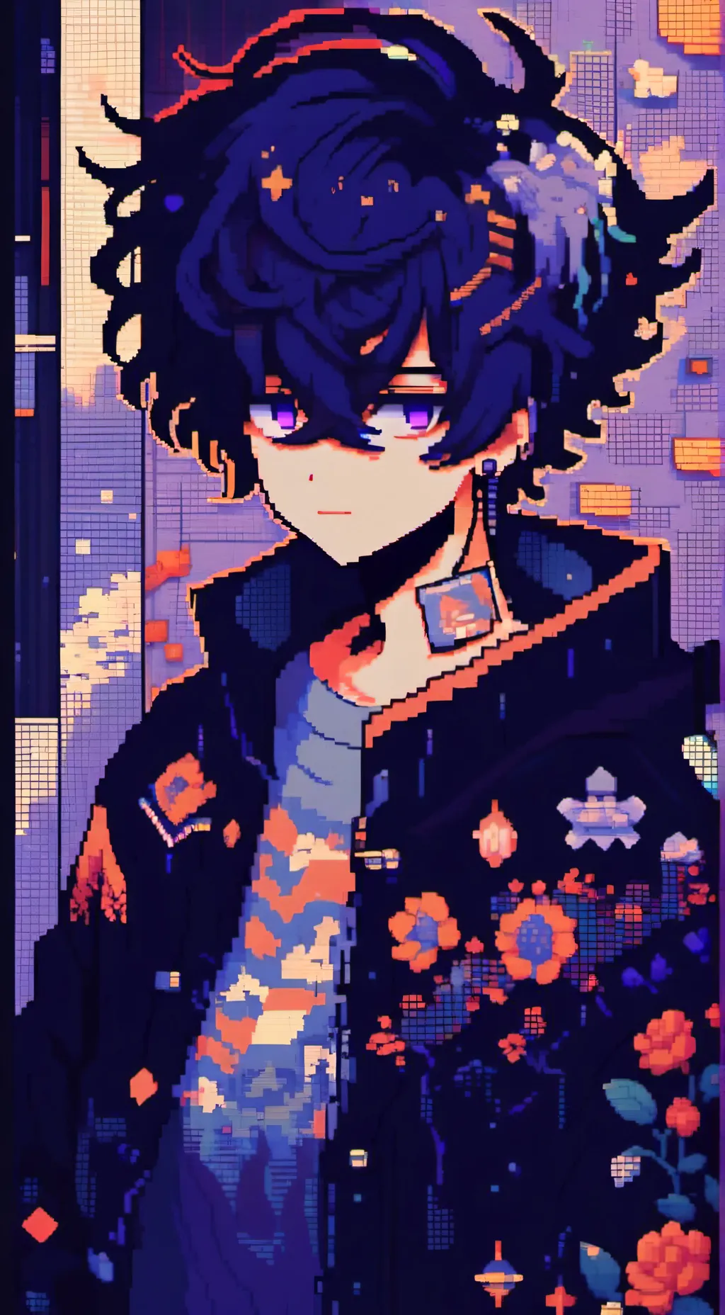 ai character: Mha chill day background