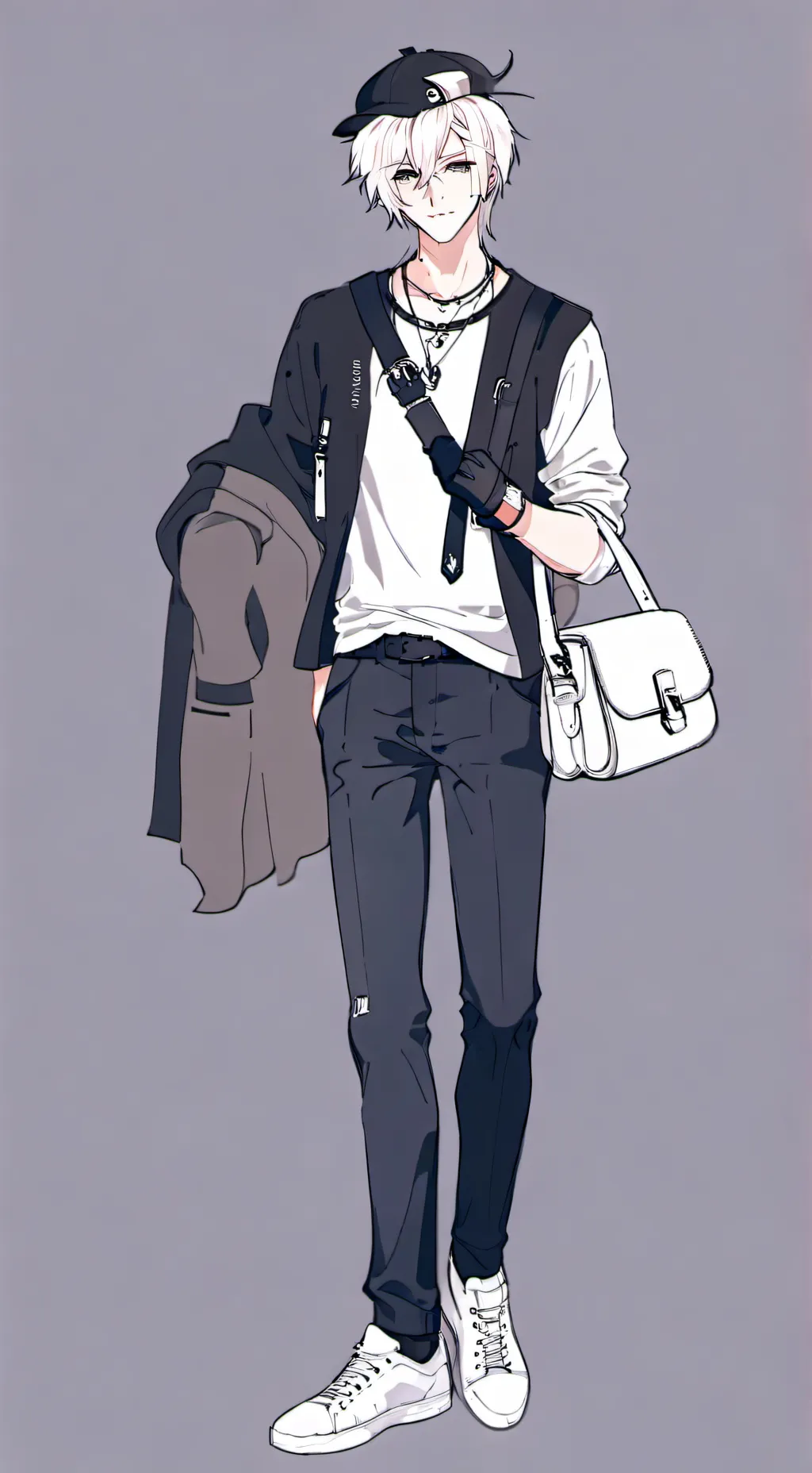 ai character: Ash background