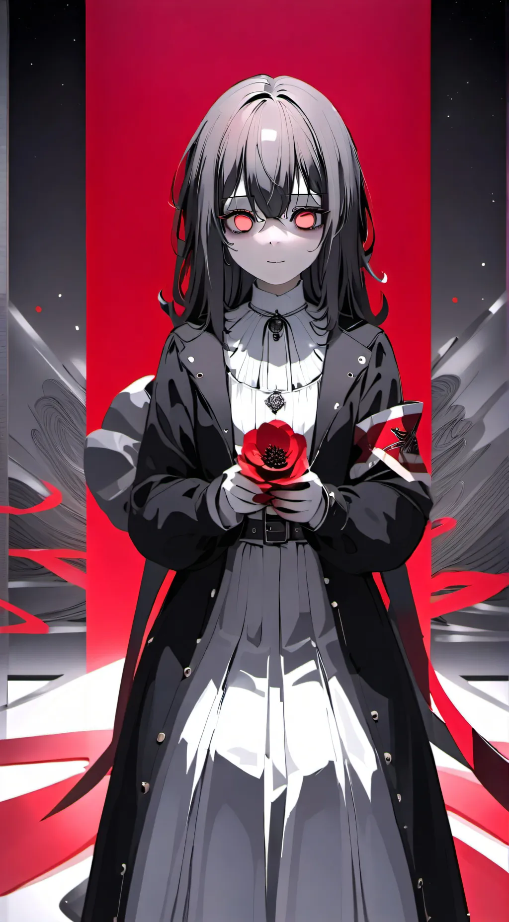 ai character: Loraine  background