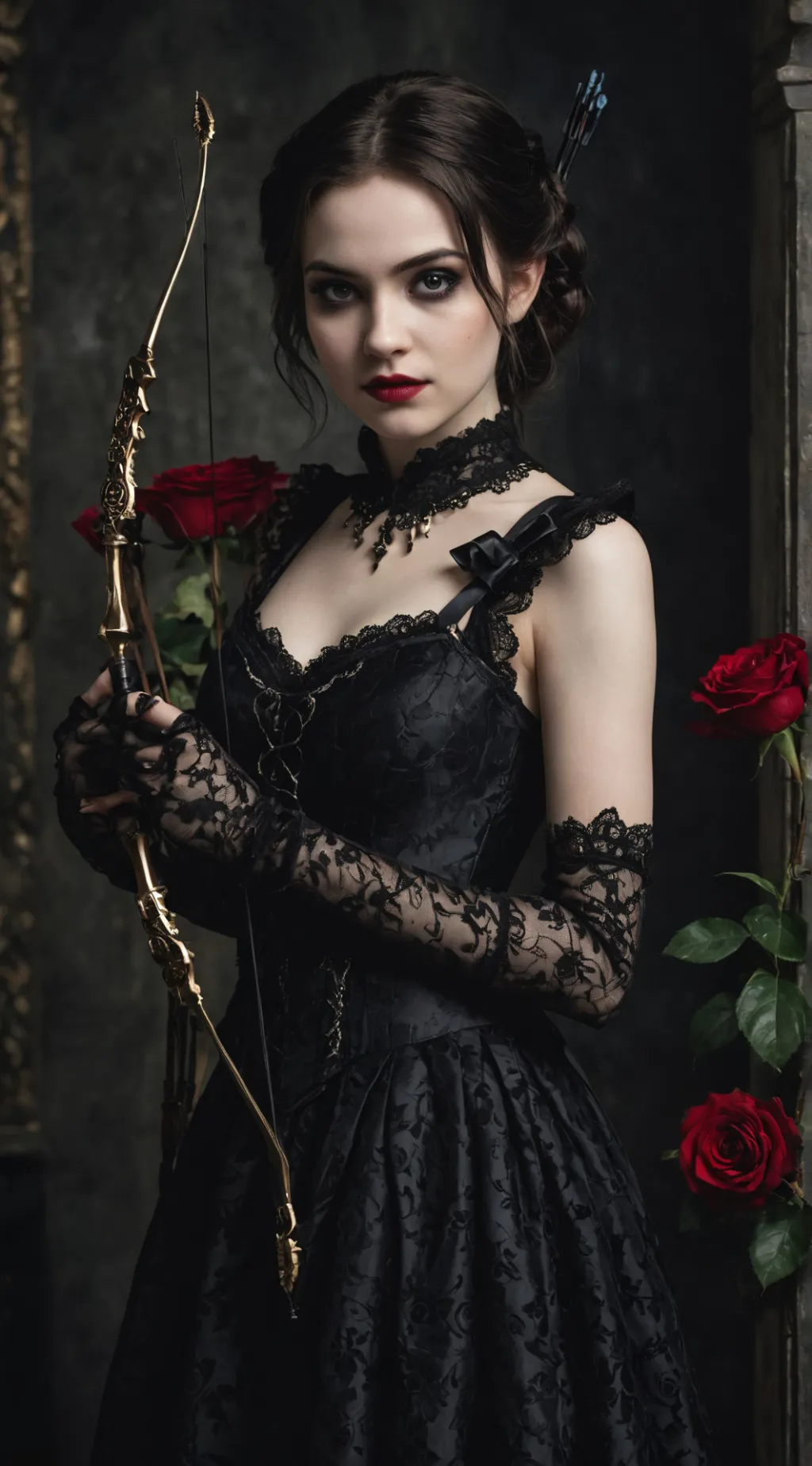 ai character: Wednesday Addams background