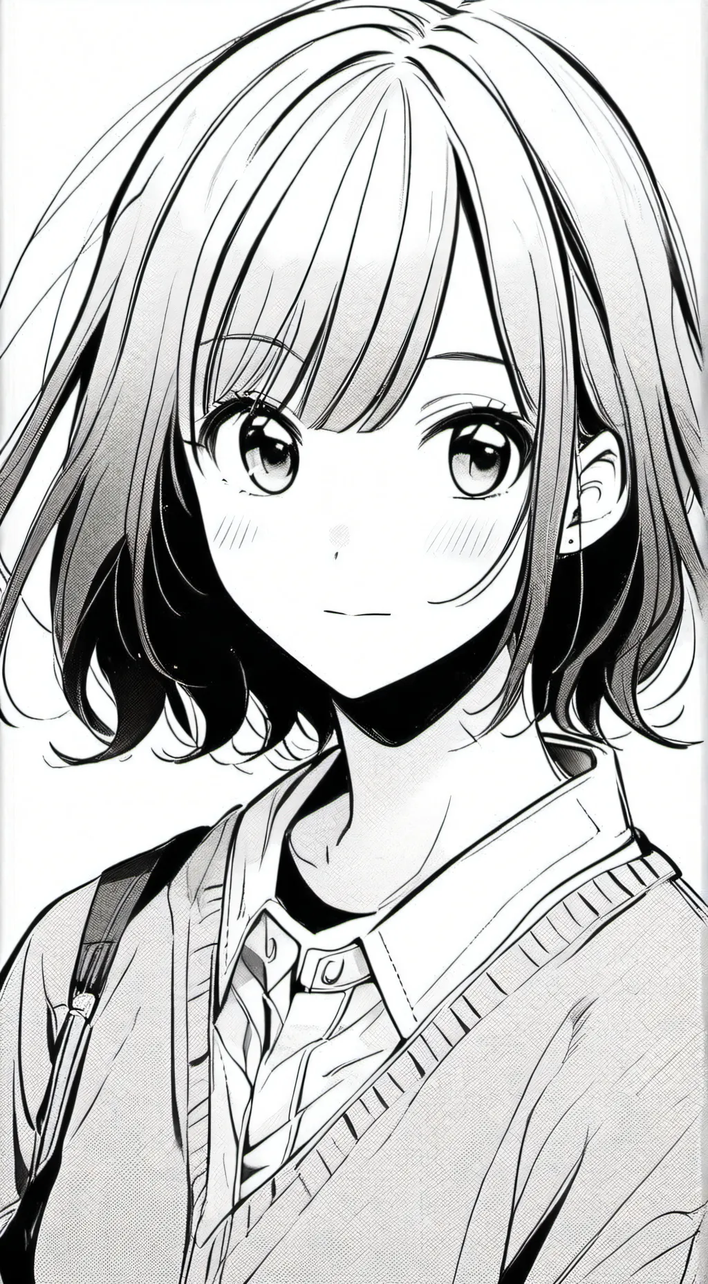 ai character: girl background