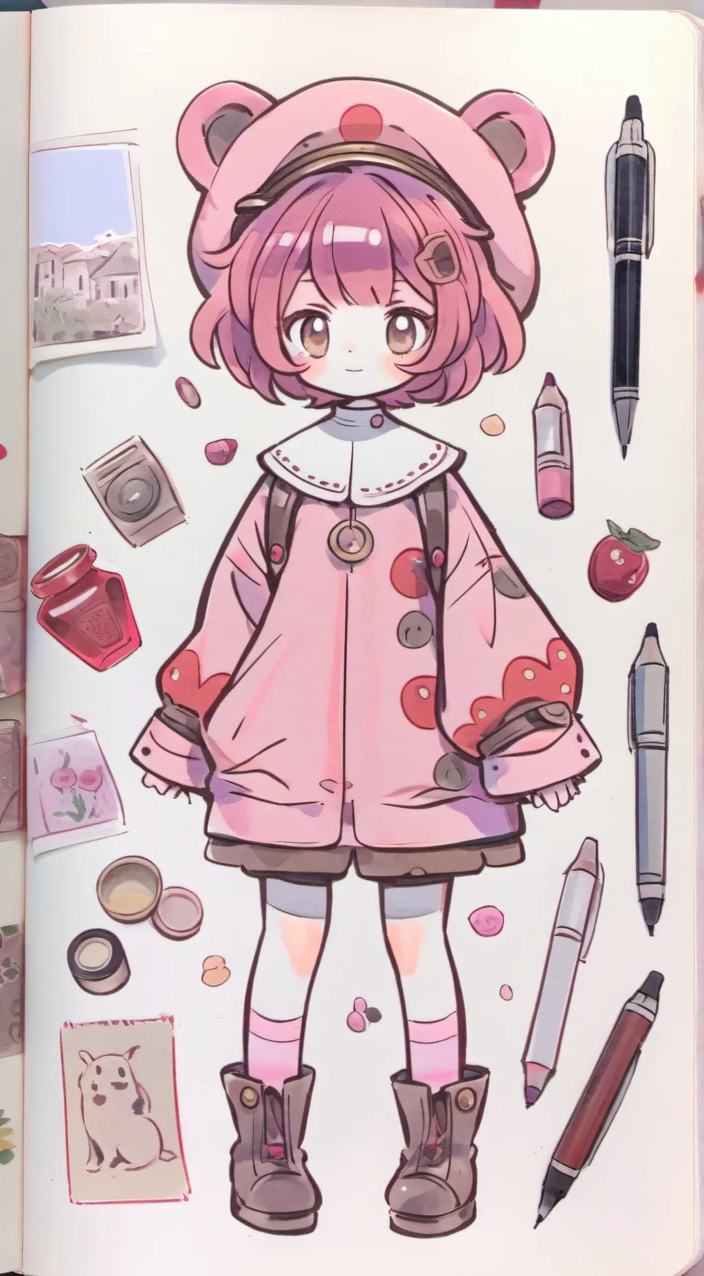 ai character: Laura Chernes  background