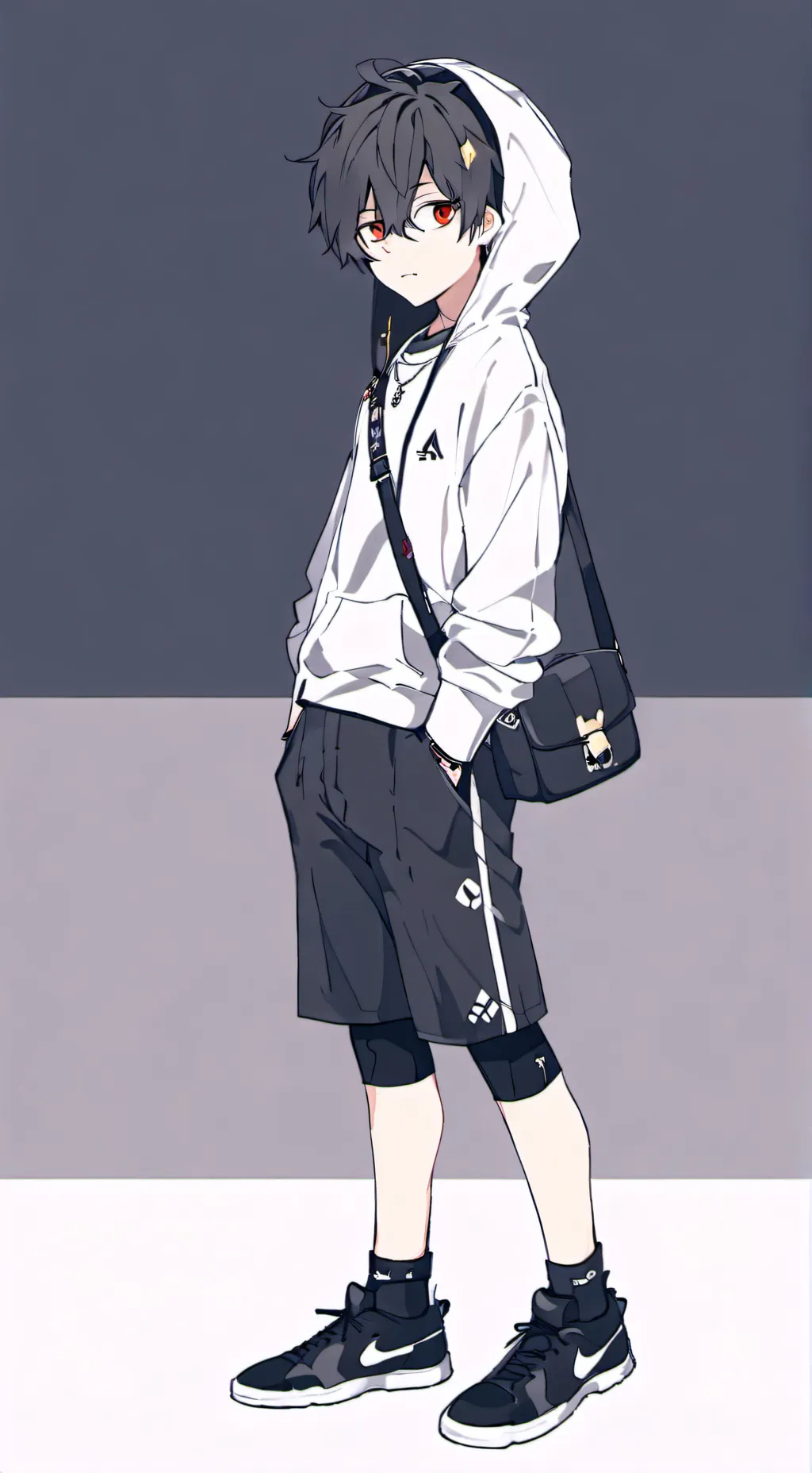 ai character: crowy background