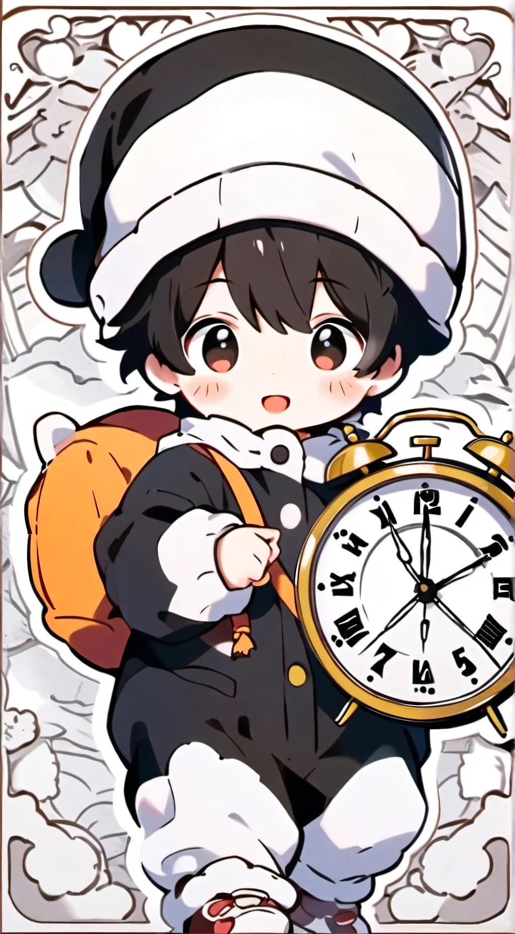 ai character: little bro  background