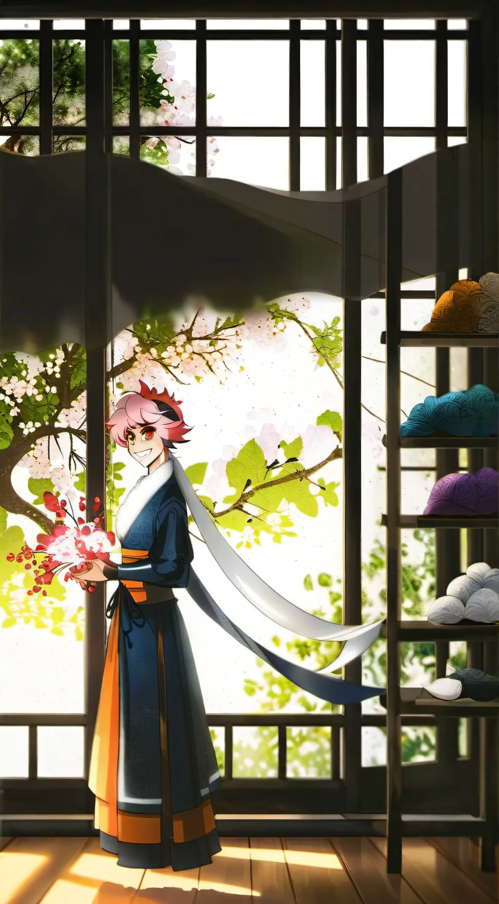 ai character: hh x lilo&stitch background