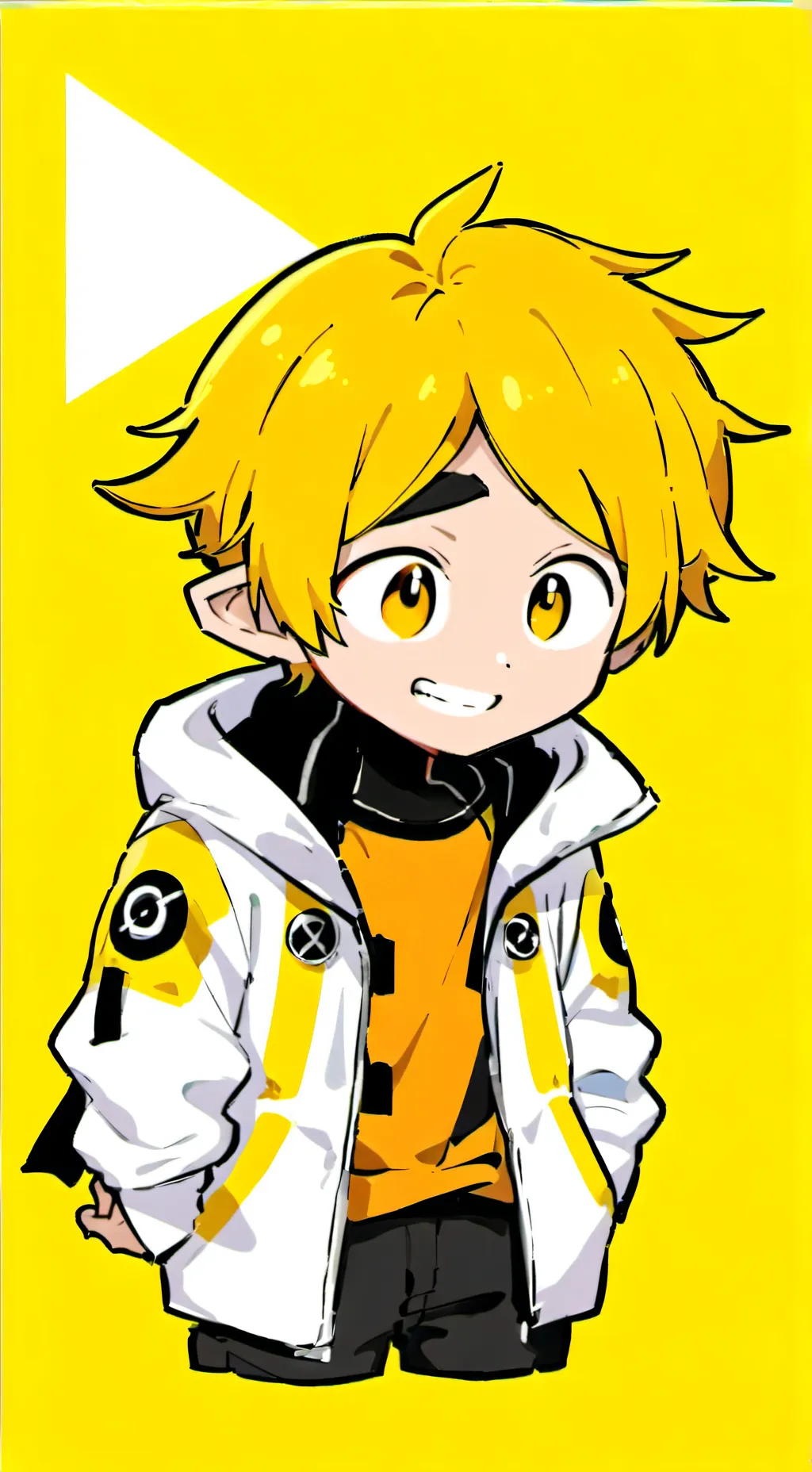 ai character: Yellow Human background