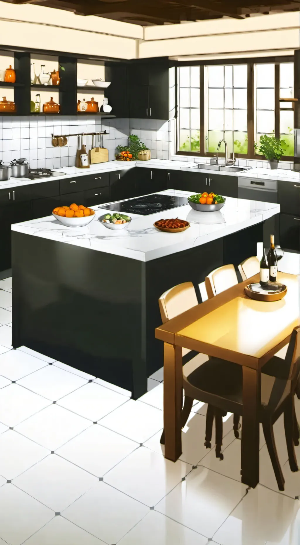 ai character: pan background